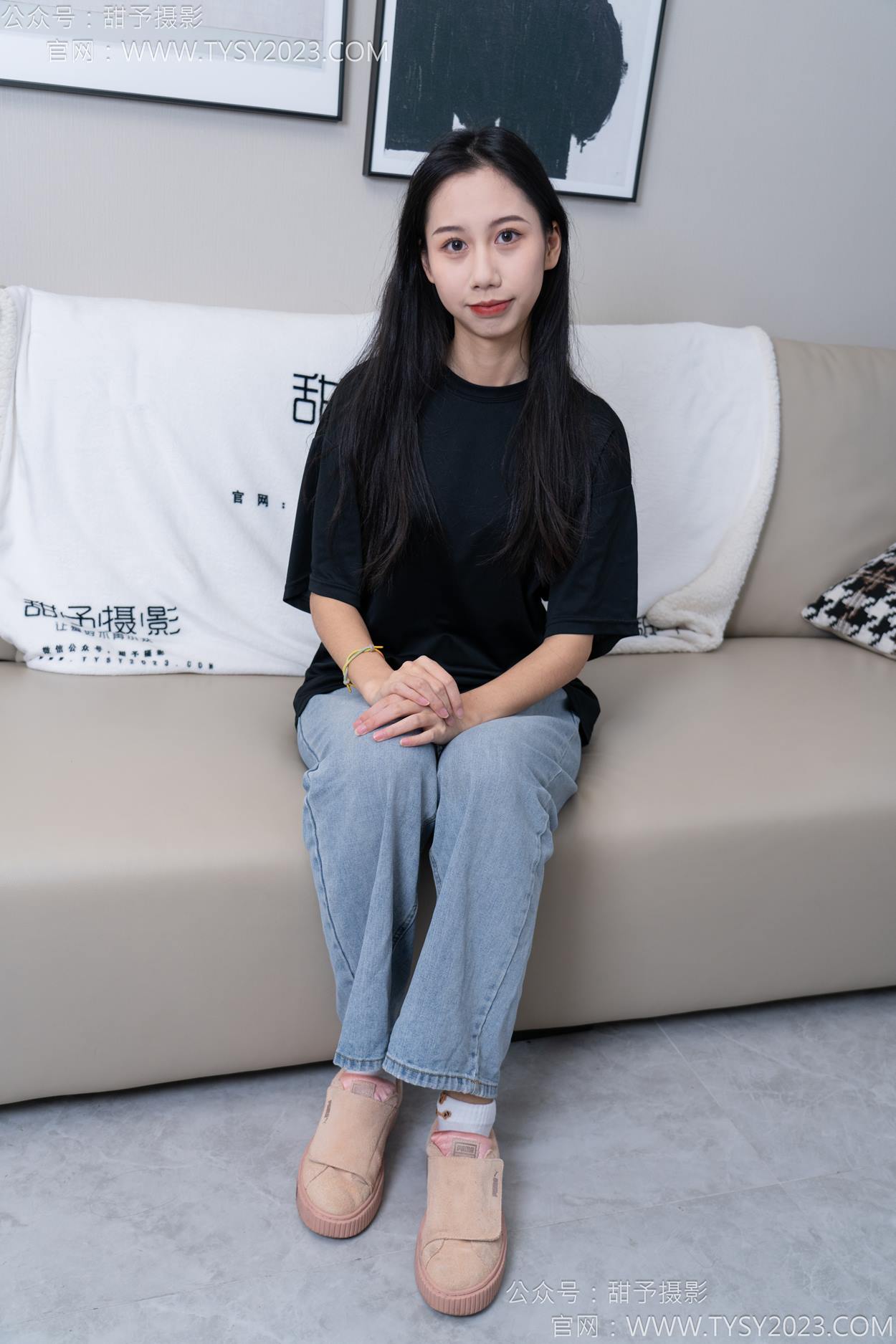 图片[2]-甜予摄影 NO.163 娃娃-板鞋、白棉袜、裸足[90P]-萌味圈