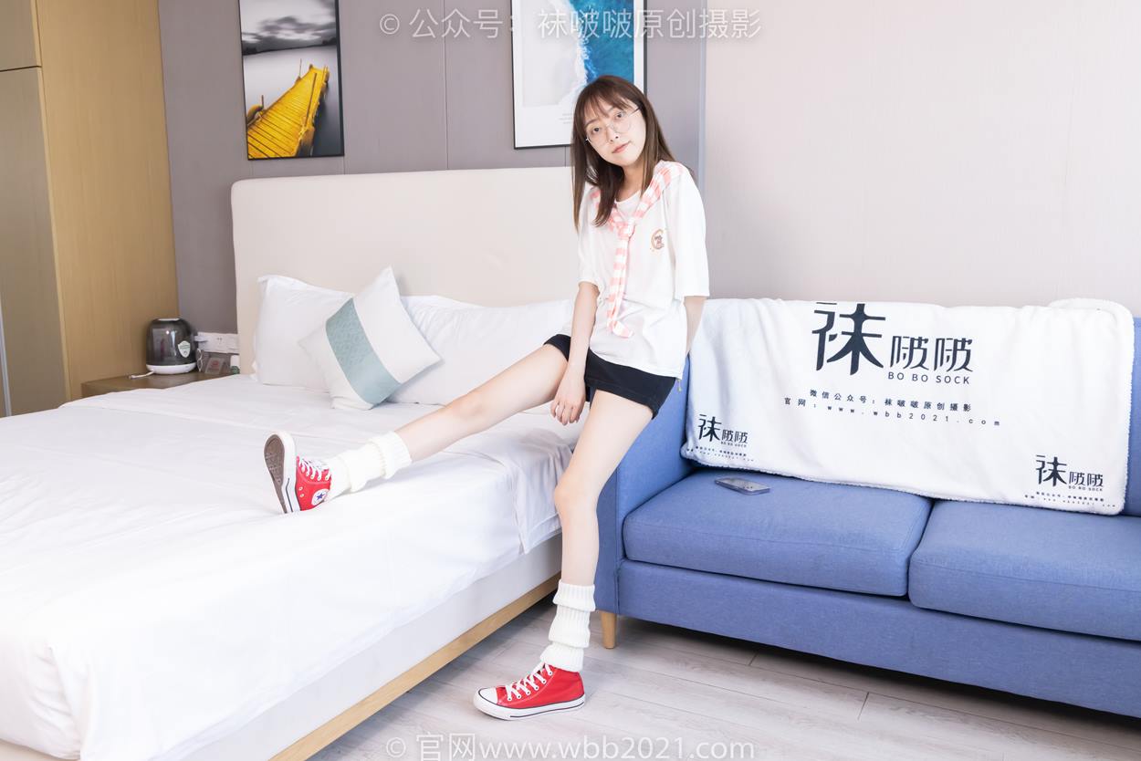 图片[2]-[BoBoSocks袜啵啵]NO.527 稚予-帆布鞋、堆堆袜套、白棉袜（花絮版）[104P]-萌味圈