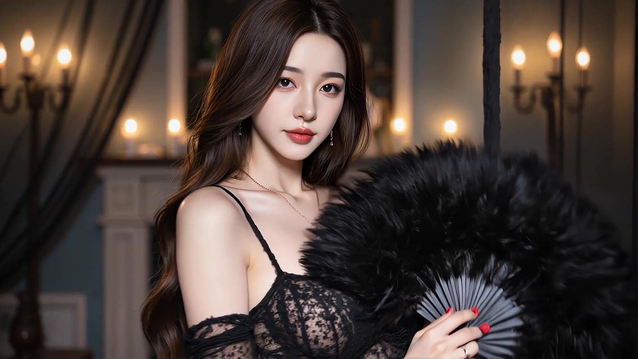 图片[2]-AI Video 073 Black Tulle Confession (Official Music Video) _ Trap x R_B _ Miss Sweet[20P]-萌味圈