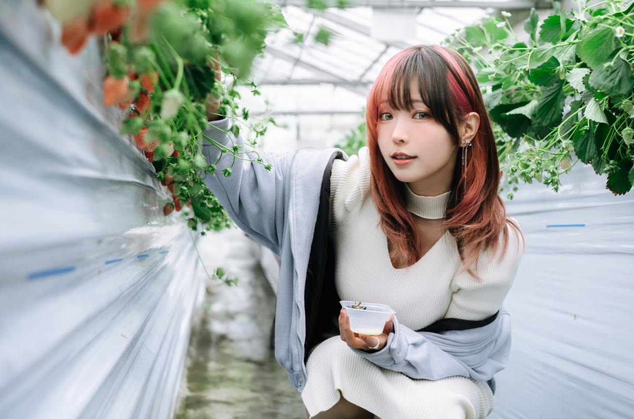 图片[2]-Ely_eee(ElyEE子) – Strawberry Picking Date[34P]-萌味圈
