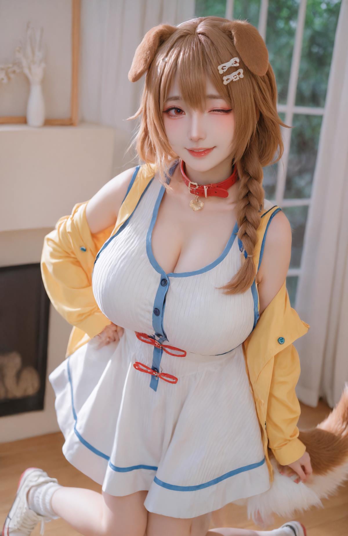 图片[2]-AI绘画 625 非国漫 cos兽耳萌妹子[26P]-萌味圈