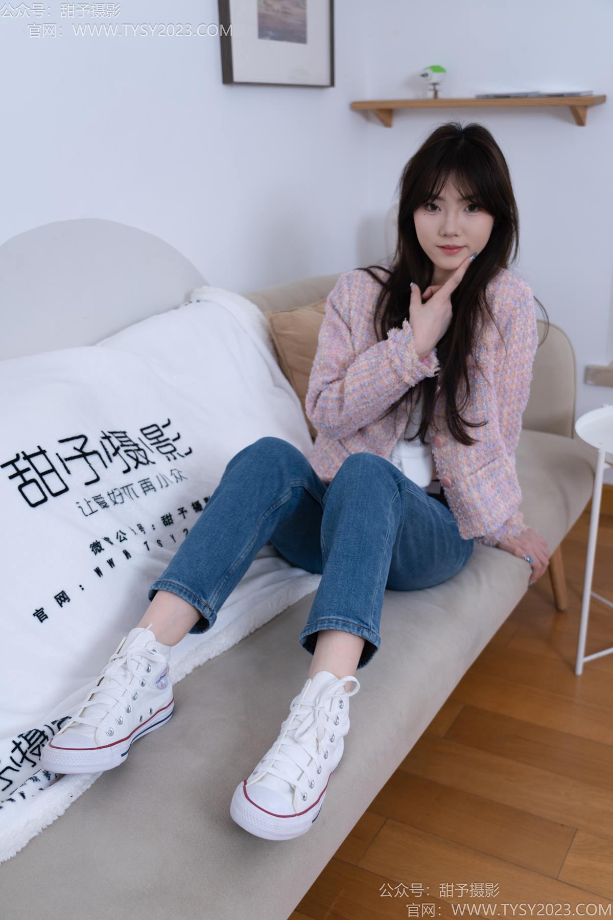 图片[2]-甜予摄影 NO.189 璇璇-帆布鞋、裸足、抖腿剧情[90P]-萌味圈