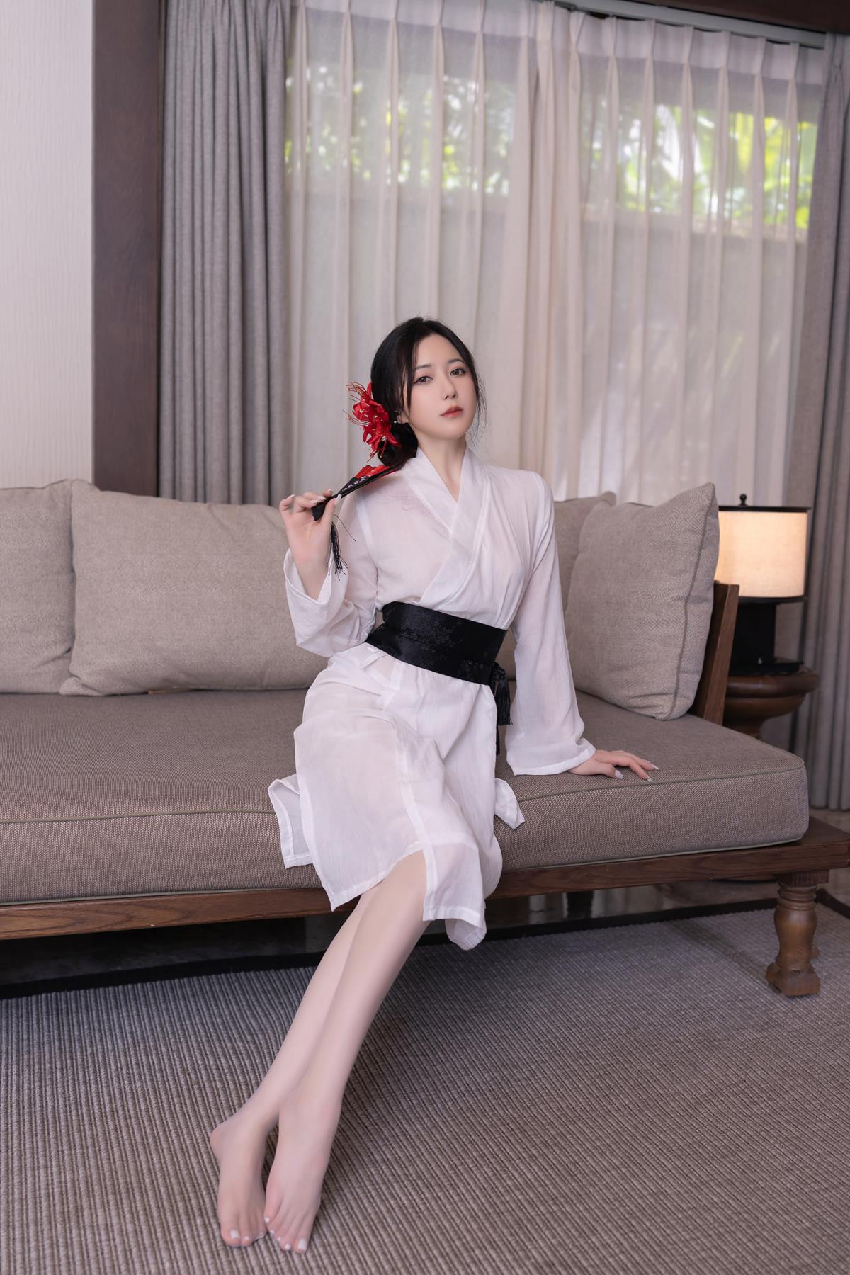 图片[2]-秀人名模鱼子酱Fish《寂》写真[46P]-萌味圈