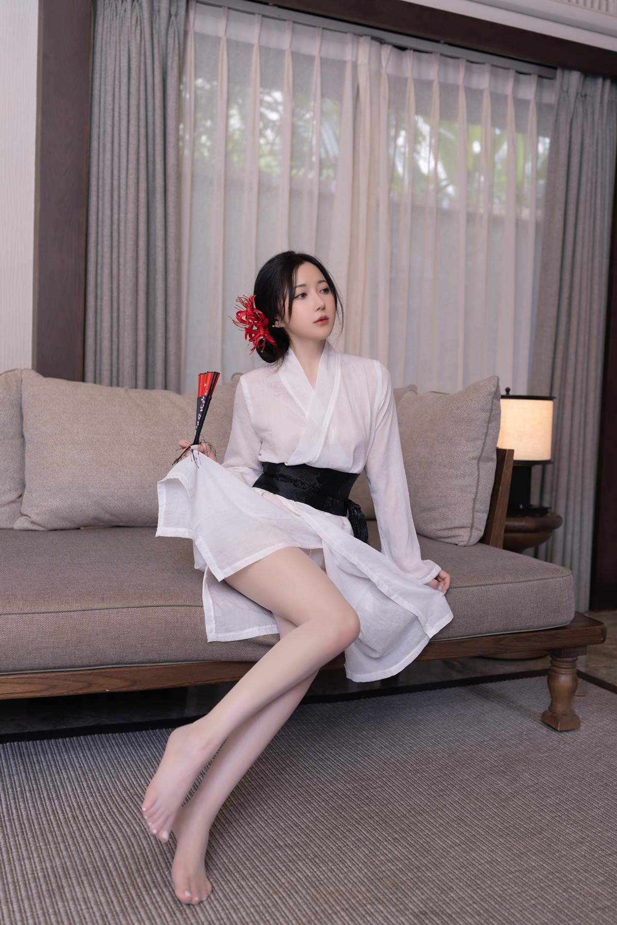 图片[4]-秀人名模鱼子酱Fish《寂》写真[46P]-萌味圈