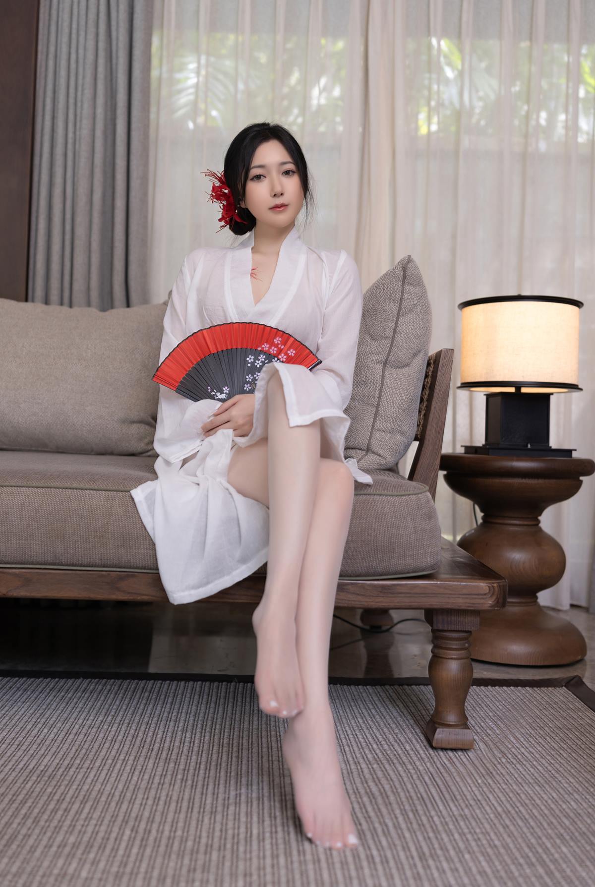 图片[14]-秀人名模鱼子酱Fish《寂》写真[46P]-萌味圈