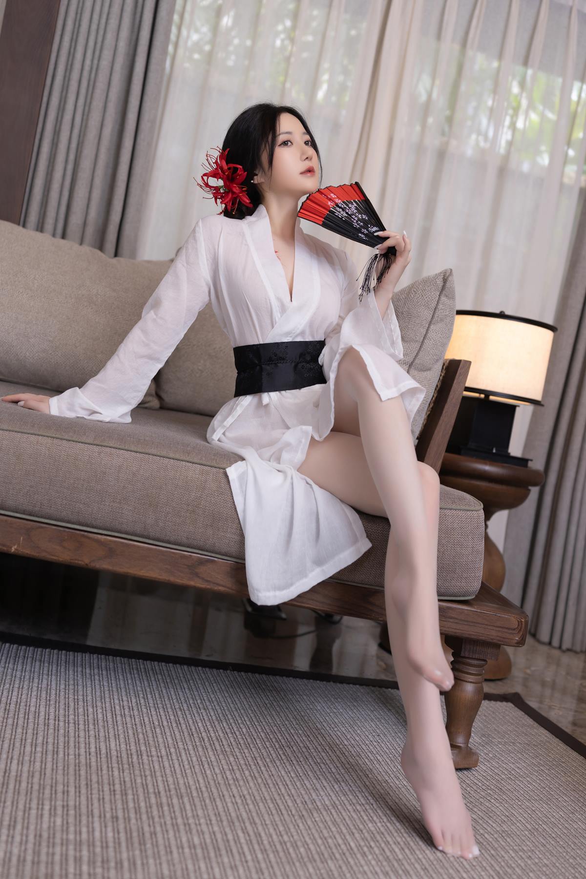 图片[15]-秀人名模鱼子酱Fish《寂》写真[46P]-萌味圈