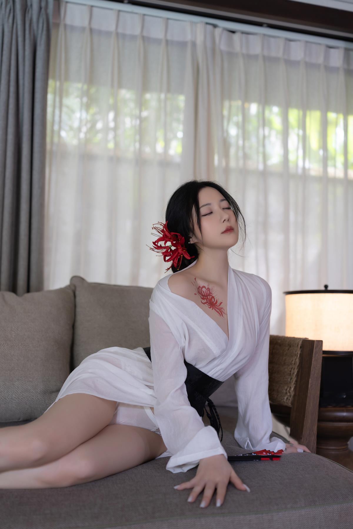 图片[26]-秀人名模鱼子酱Fish《寂》写真[46P]-萌味圈