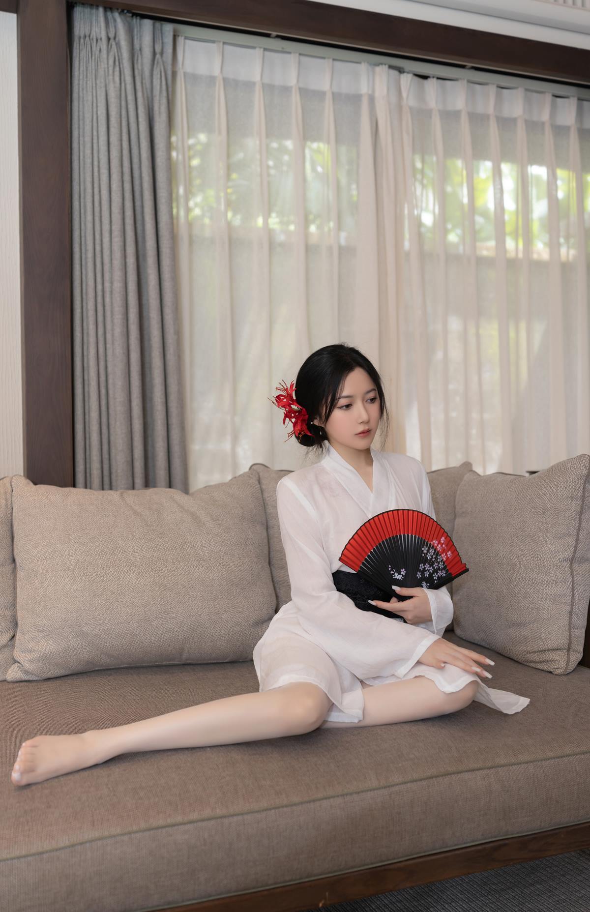 图片[42]-秀人名模鱼子酱Fish《寂》写真[46P]-萌味圈