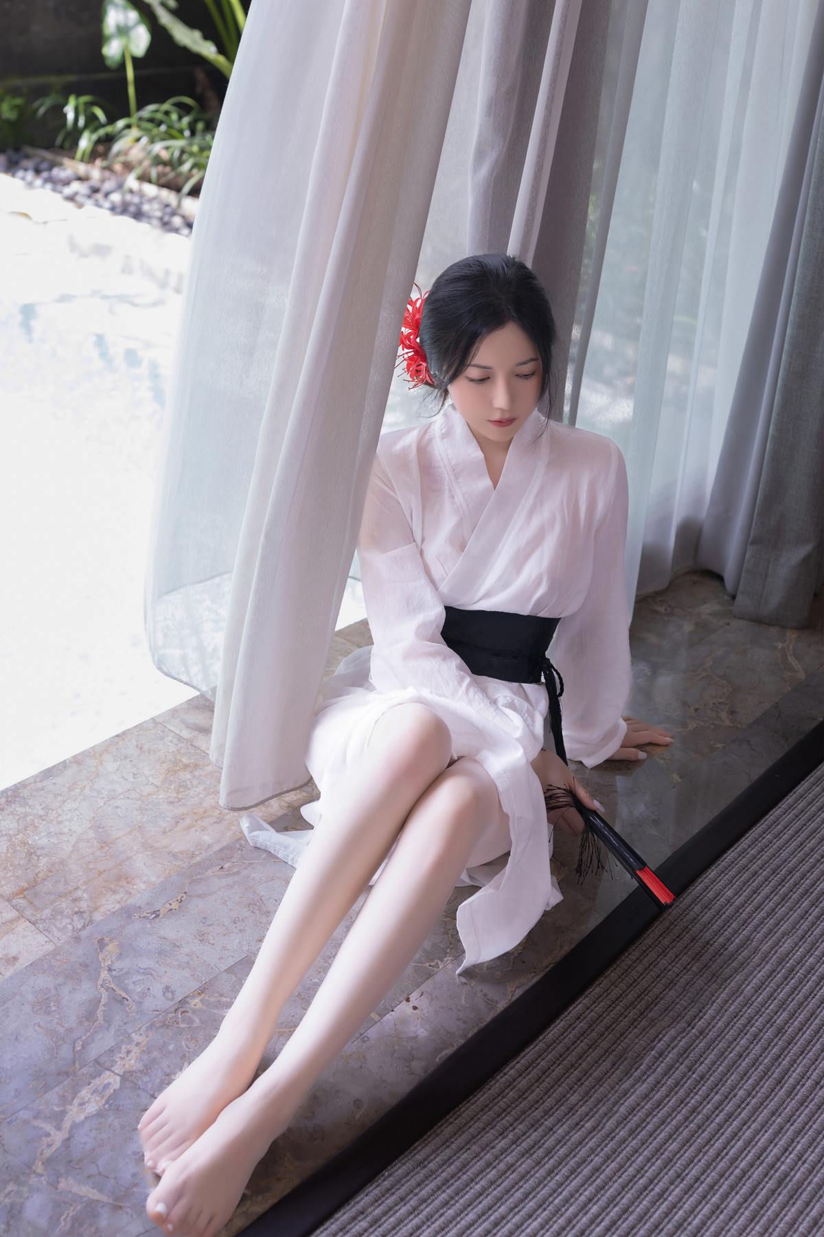 图片[48]-秀人名模鱼子酱Fish《寂》写真[46P]-萌味圈