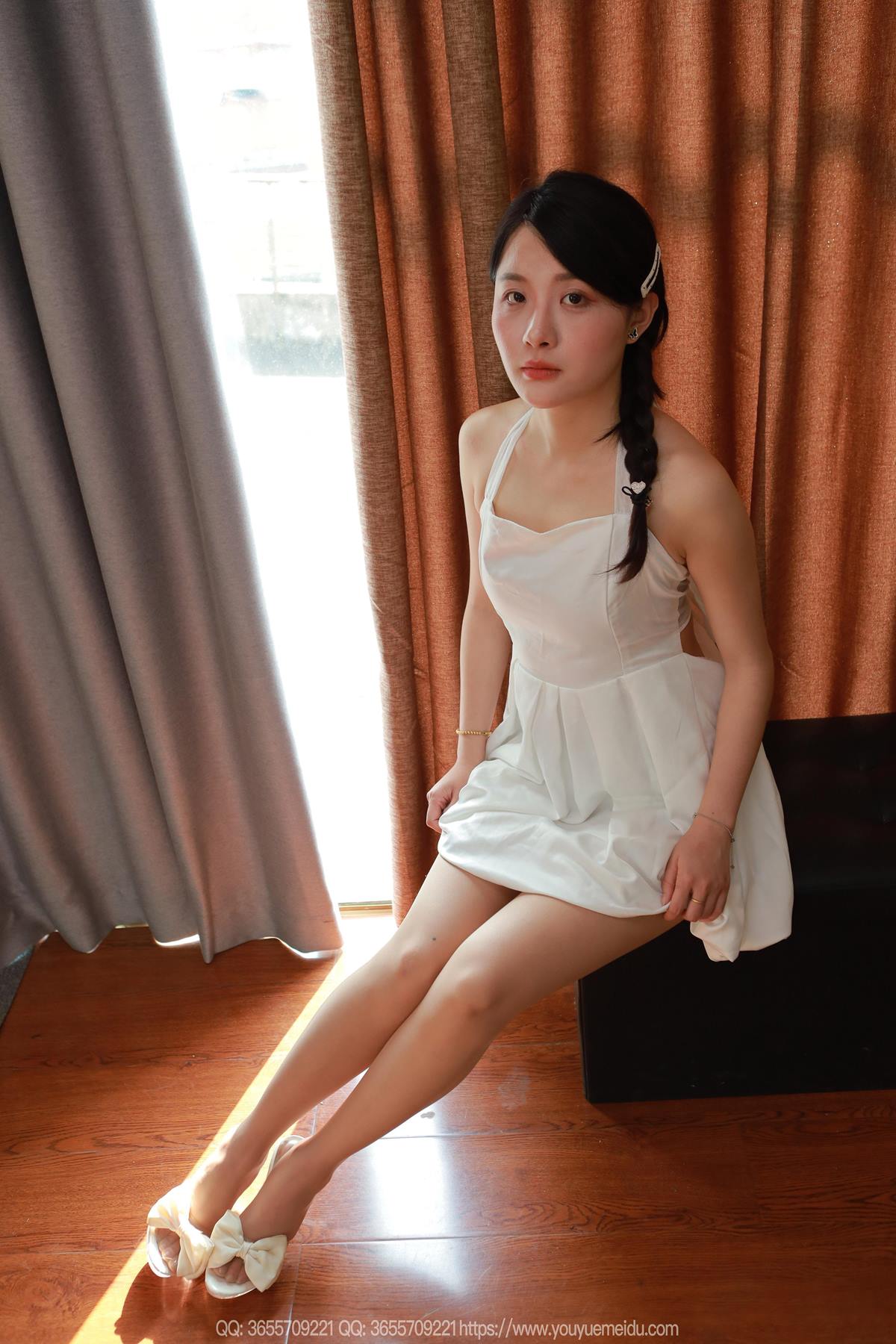 图片[2]-[IESS异思趣向] 2025.05.28 丝享家2065：婉萍《白色梦露》[90P]-萌味圈