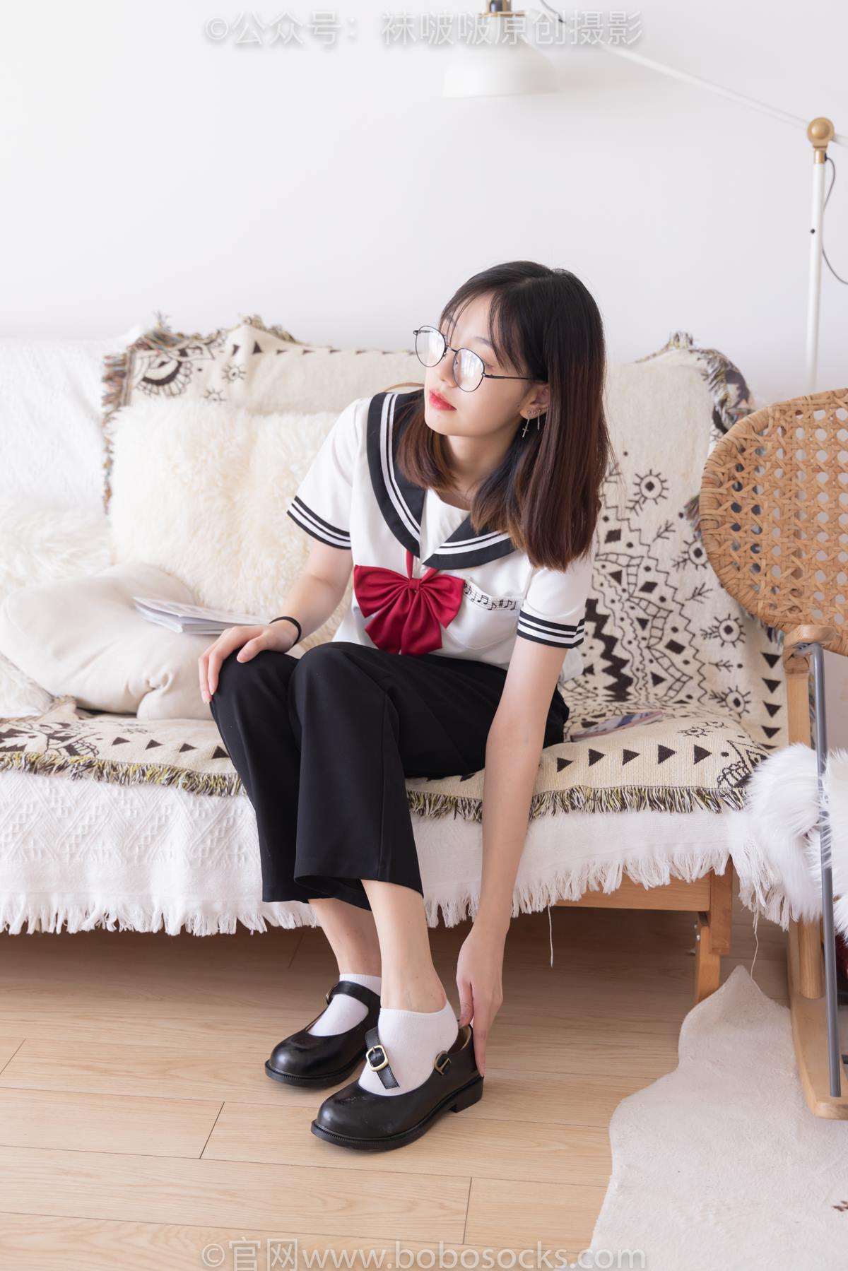 图片[2]-袜啵啵 积分兑换013期 花絮版 小甜豆白棉袜脚[115P]-萌味圈