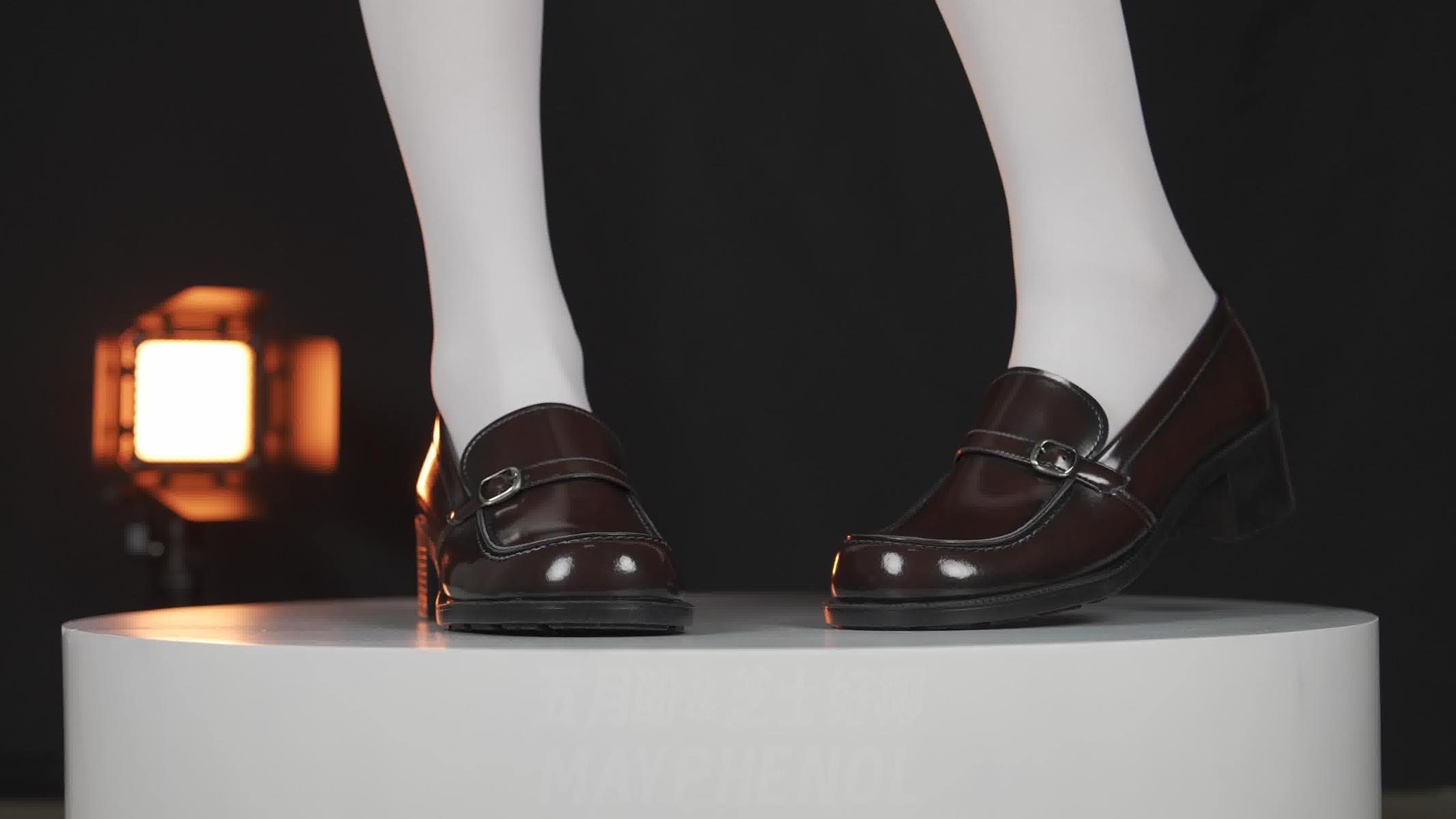 图片[2]-芝士好椰  – 是你的巧乐滋 圆头制服鞋 Haruta 4711[30P]-萌味圈