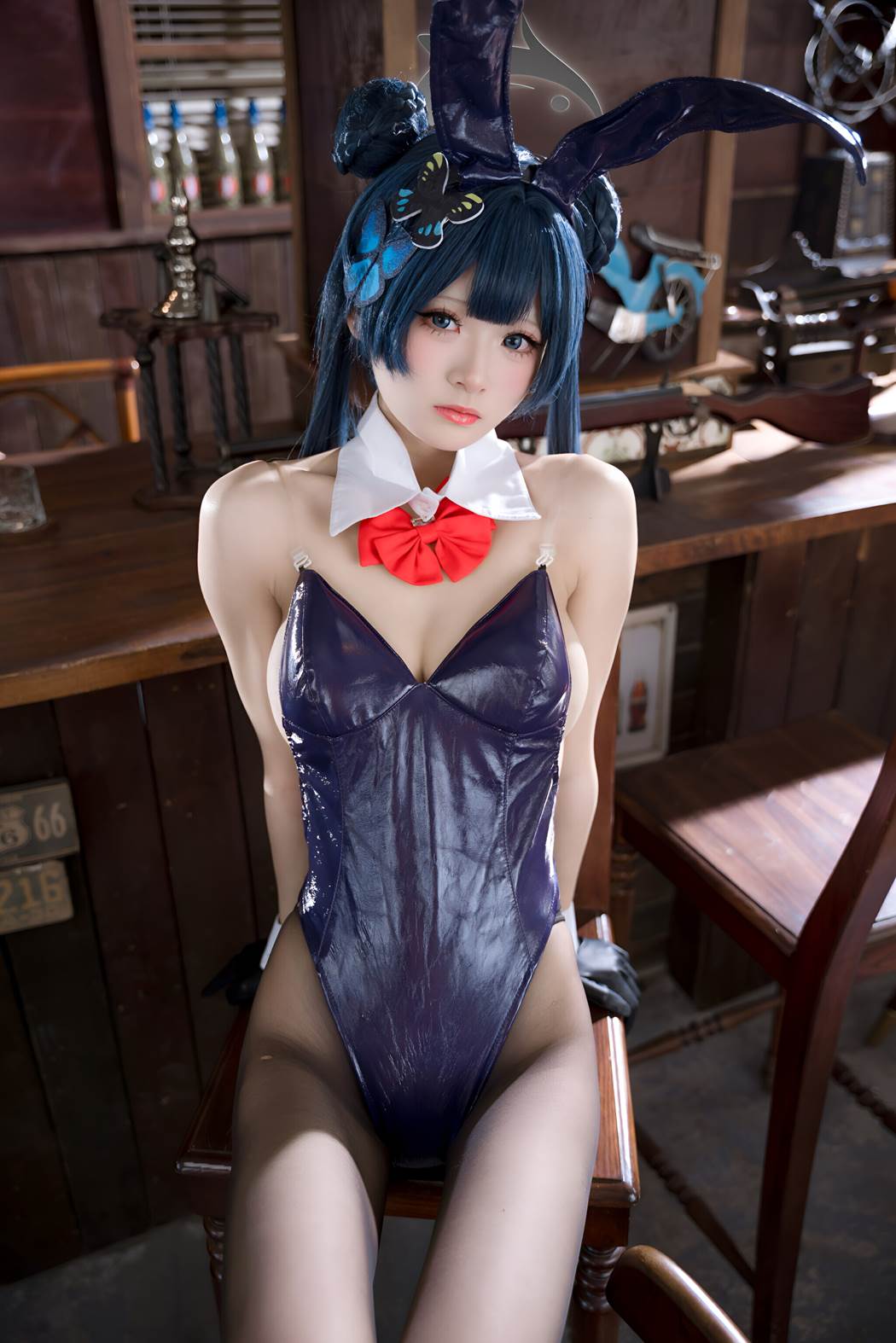 图片[2]-九柒喵 NO.022 – 蔚蓝档案 龙华妃咲 兔女郎[41P]-萌味圈