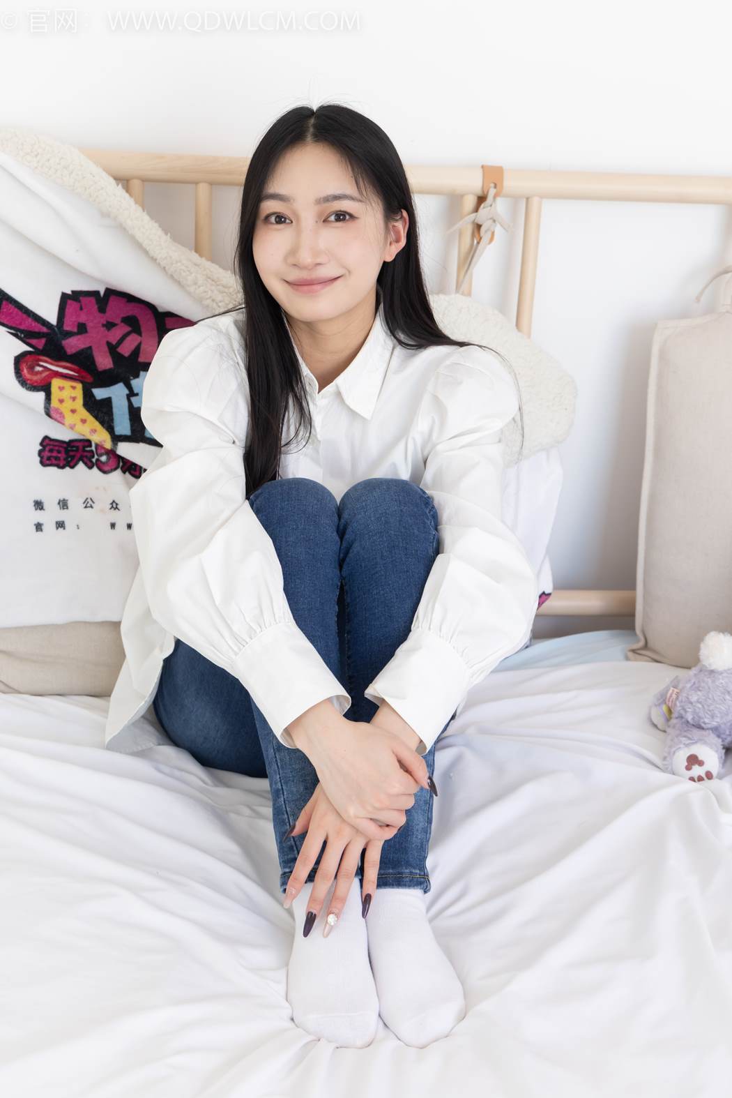 图片[2]-物恋传媒 NO.2418 小影-帆布鞋、白棉袜、短白丝、裸足[118P]-萌味圈