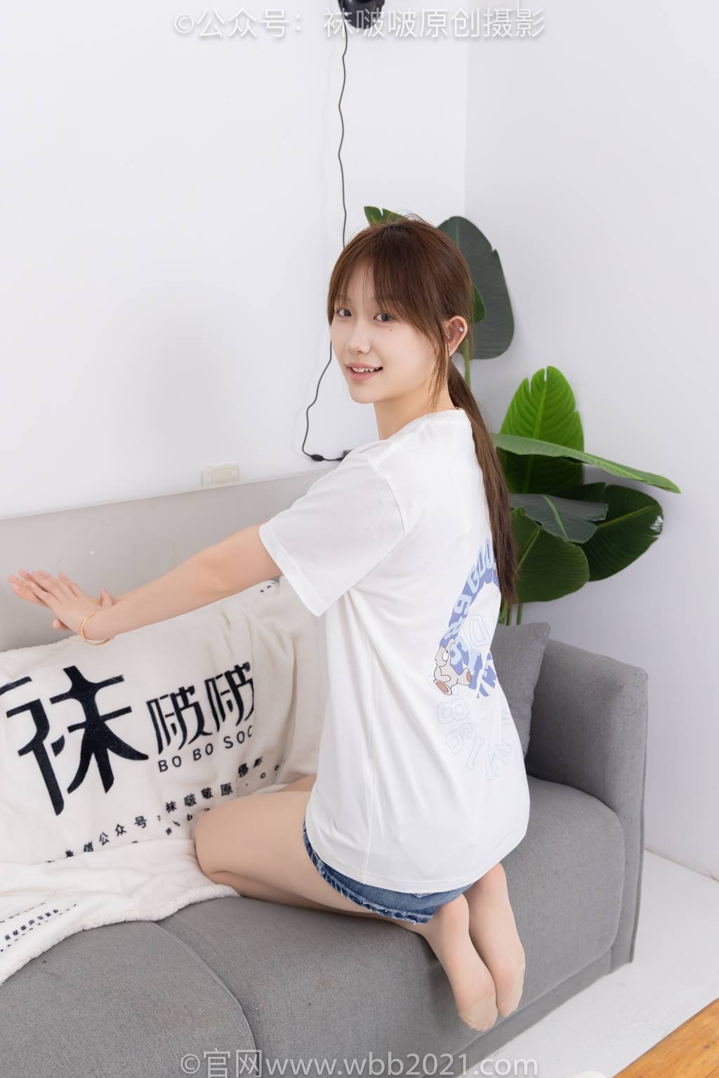 图片[22]-[BoBoSocks袜啵啵]NO.587 香菜-匡威帆布鞋、薄肉丝[139P]-萌味圈