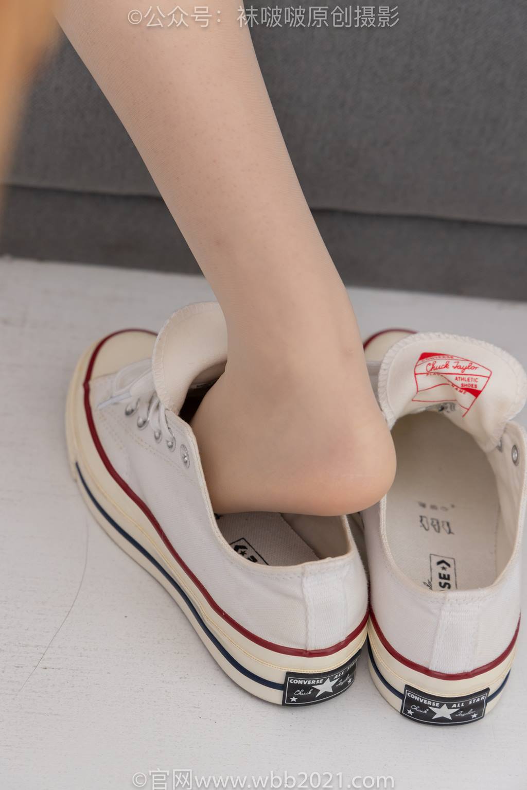 图片[24]-[BoBoSocks袜啵啵]NO.587 香菜-匡威帆布鞋、薄肉丝[139P]-萌味圈