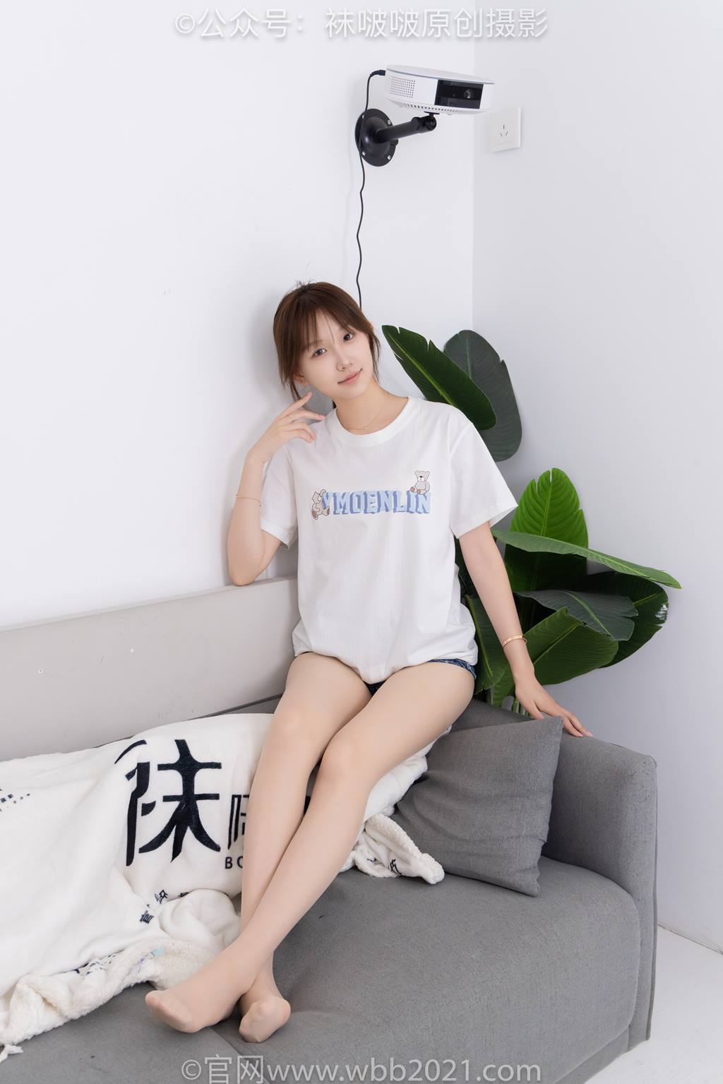 图片[32]-[BoBoSocks袜啵啵]NO.587 香菜-匡威帆布鞋、薄肉丝[139P]-萌味圈