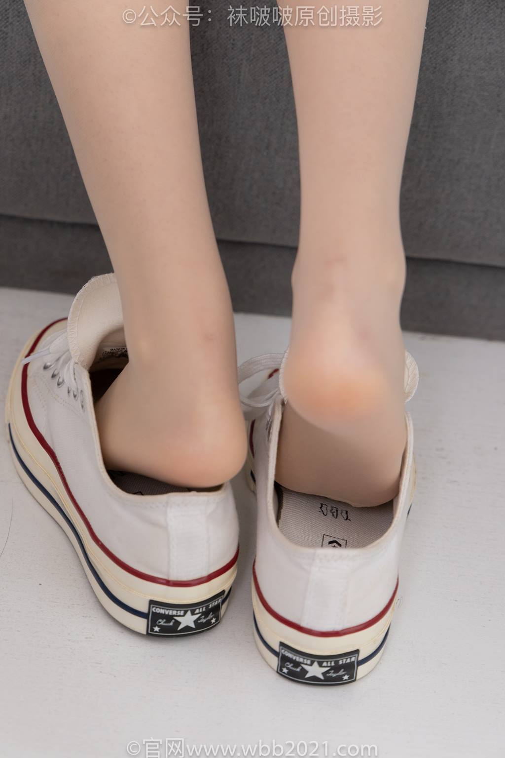 图片[35]-[BoBoSocks袜啵啵]NO.587 香菜-匡威帆布鞋、薄肉丝[139P]-萌味圈