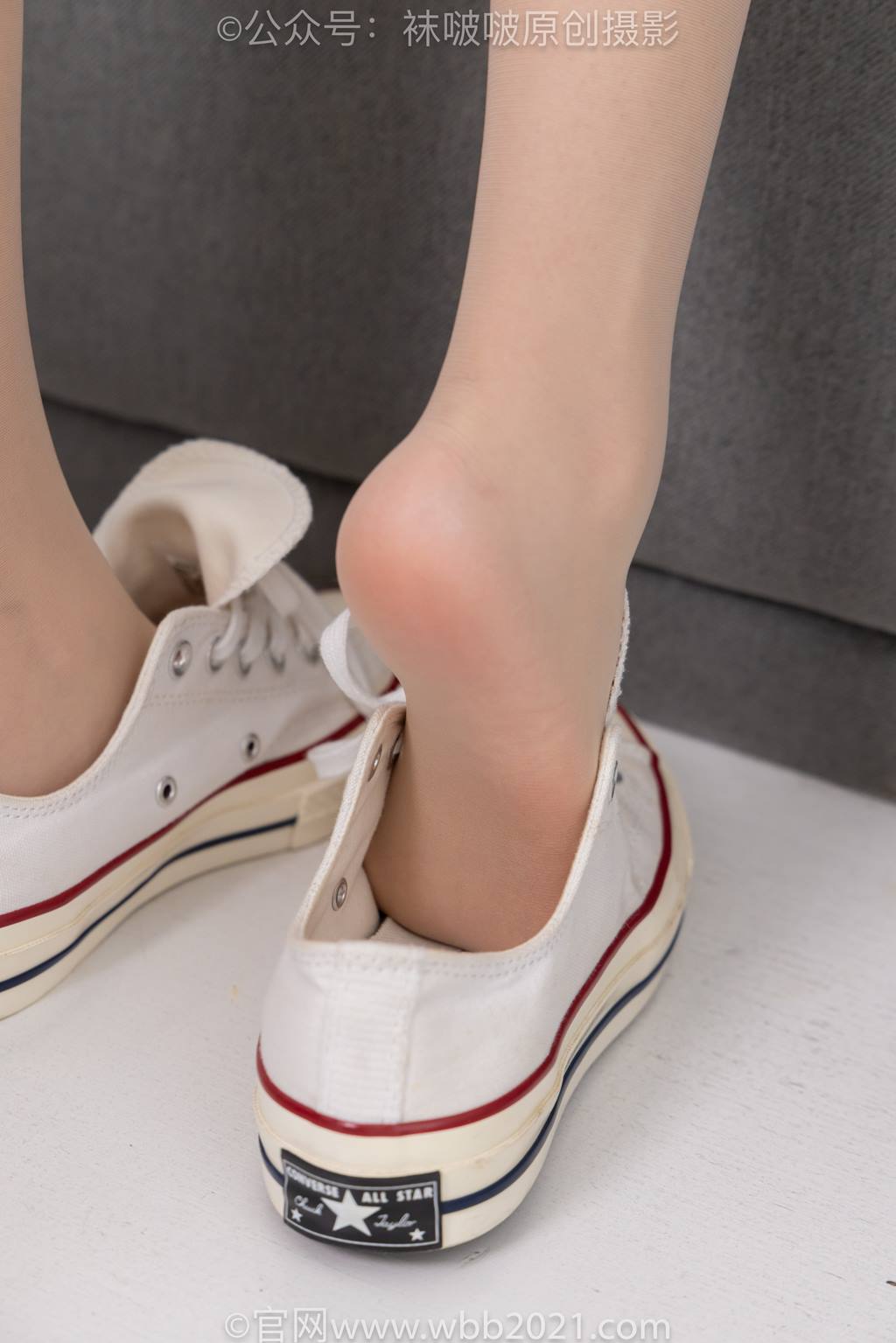 图片[37]-[BoBoSocks袜啵啵]NO.587 香菜-匡威帆布鞋、薄肉丝[139P]-萌味圈