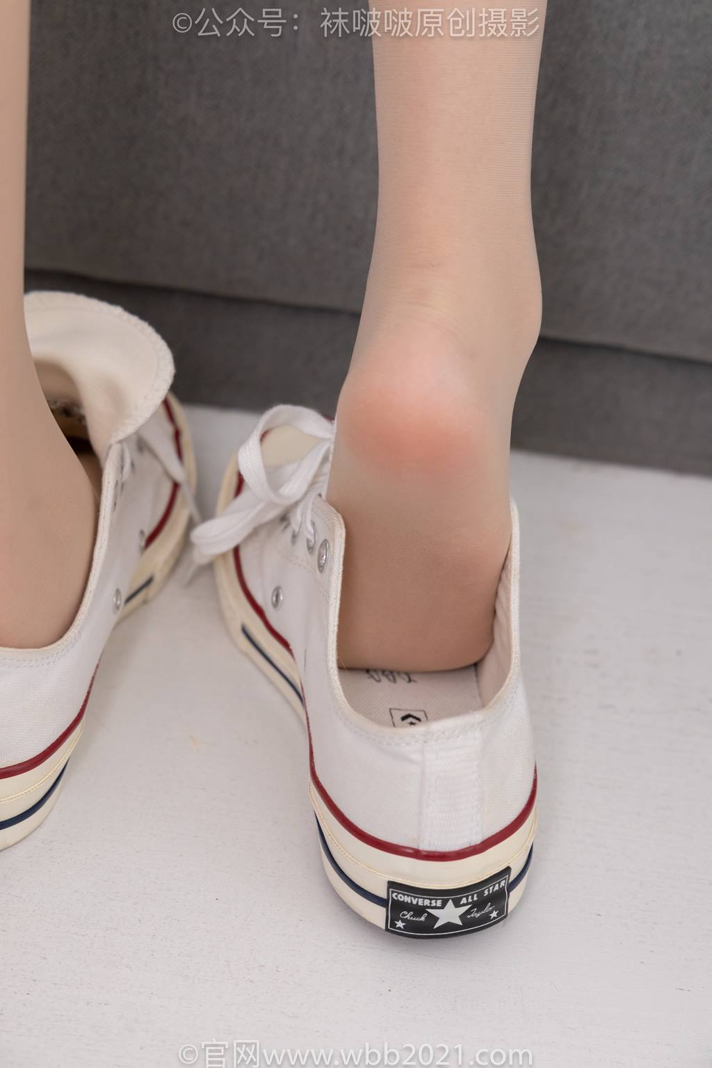 图片[43]-[BoBoSocks袜啵啵]NO.587 香菜-匡威帆布鞋、薄肉丝[139P]-萌味圈