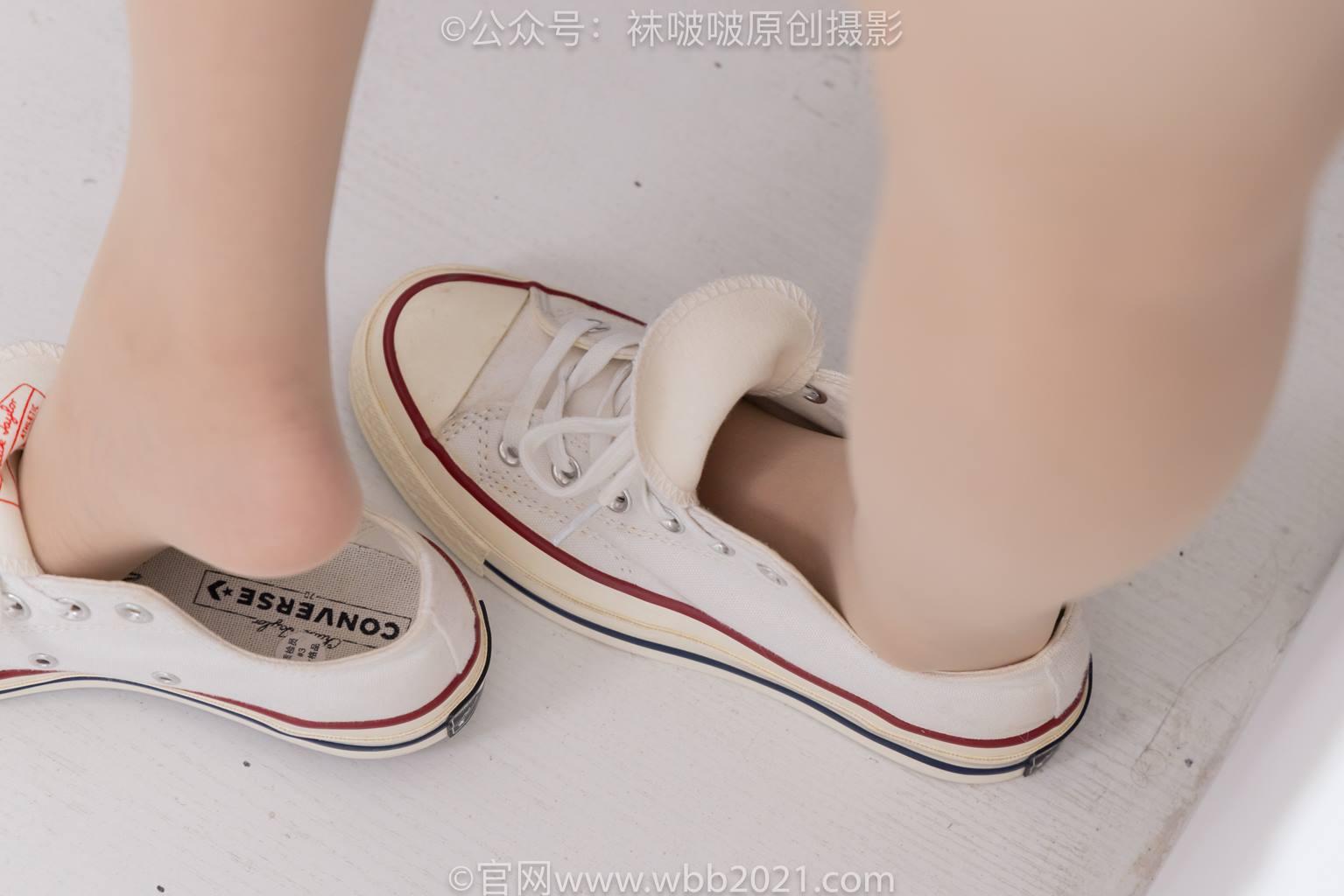图片[53]-[BoBoSocks袜啵啵]NO.587 香菜-匡威帆布鞋、薄肉丝[139P]-萌味圈