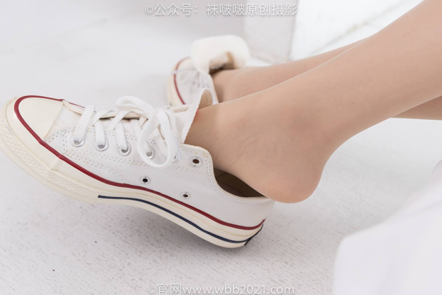 图片[64]-[BoBoSocks袜啵啵]NO.587 香菜-匡威帆布鞋、薄肉丝[139P]-萌味圈
