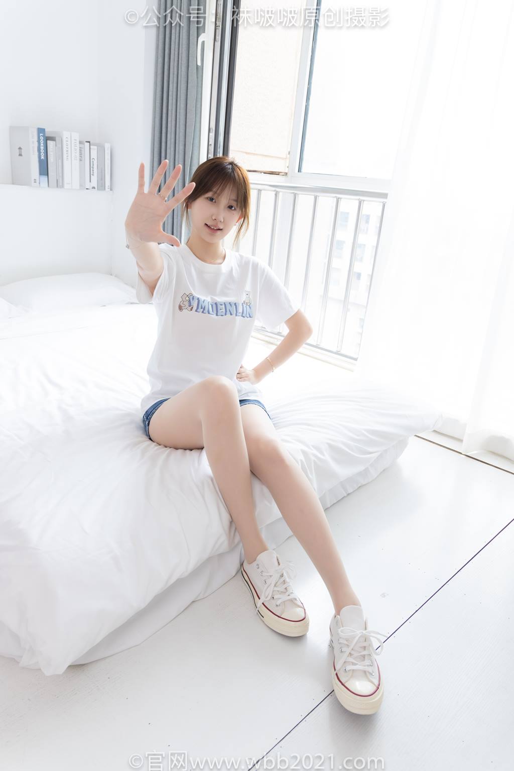 图片[74]-[BoBoSocks袜啵啵]NO.587 香菜-匡威帆布鞋、薄肉丝[139P]-萌味圈