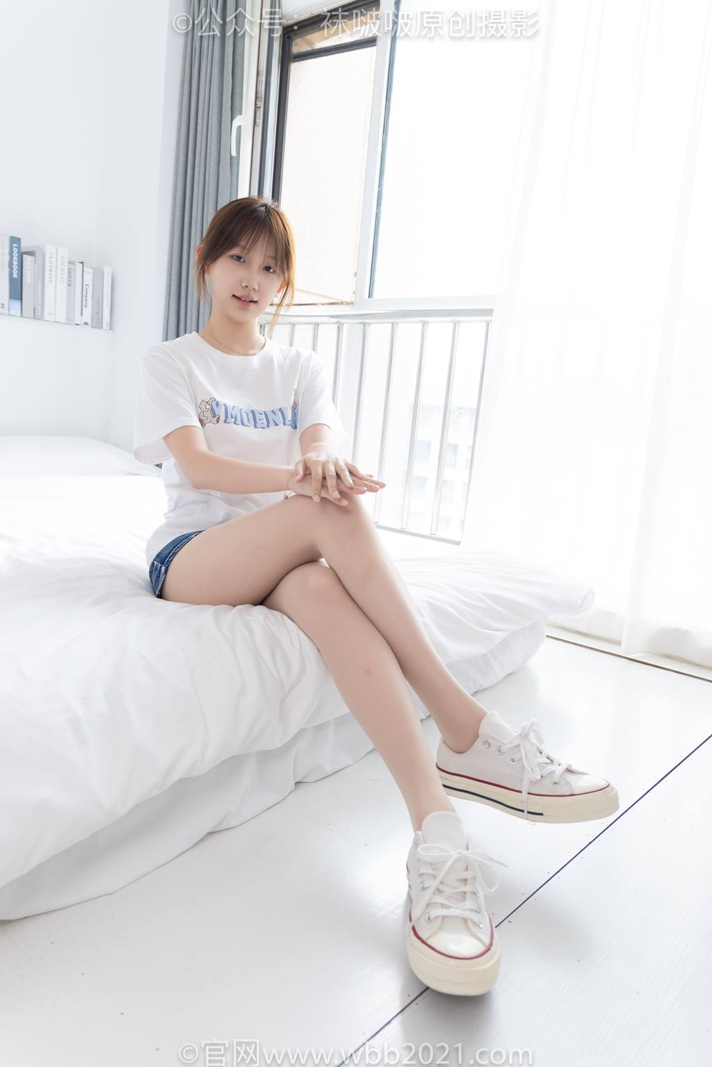 图片[77]-[BoBoSocks袜啵啵]NO.587 香菜-匡威帆布鞋、薄肉丝[139P]-萌味圈