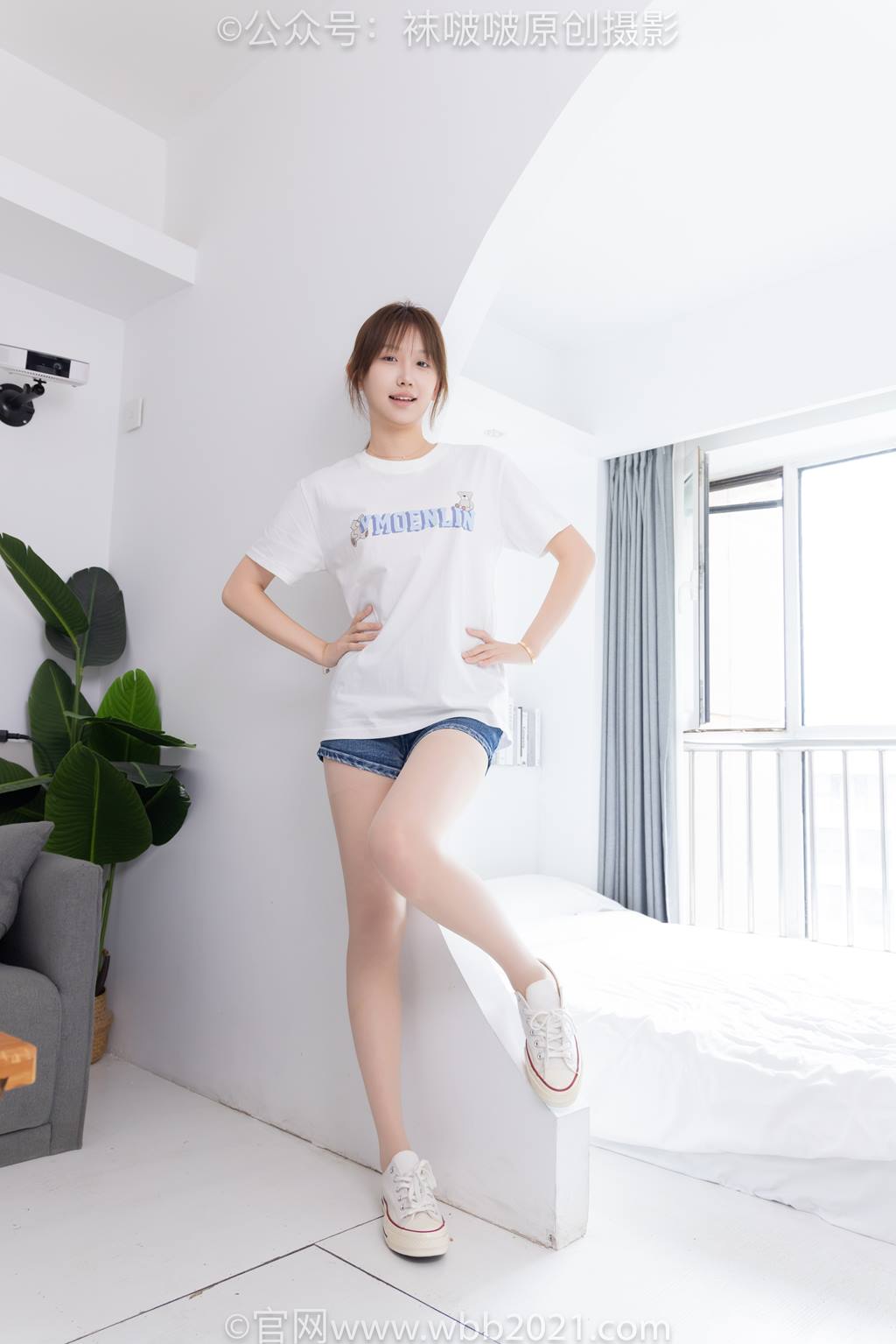 图片[82]-[BoBoSocks袜啵啵]NO.587 香菜-匡威帆布鞋、薄肉丝[139P]-萌味圈