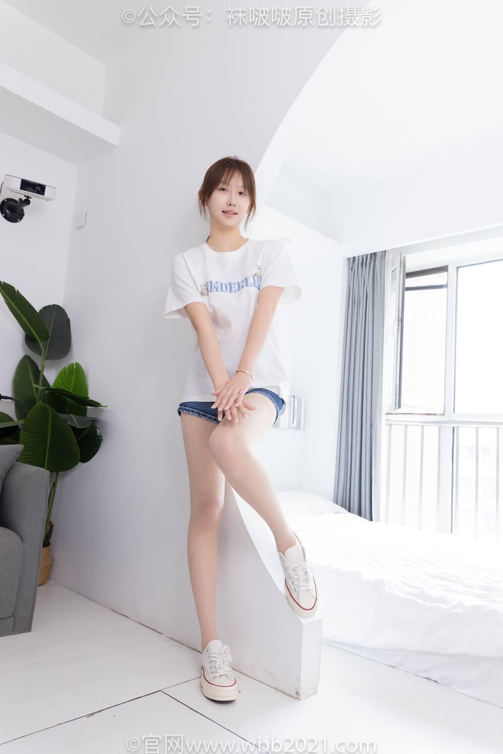 图片[90]-[BoBoSocks袜啵啵]NO.587 香菜-匡威帆布鞋、薄肉丝[139P]-萌味圈