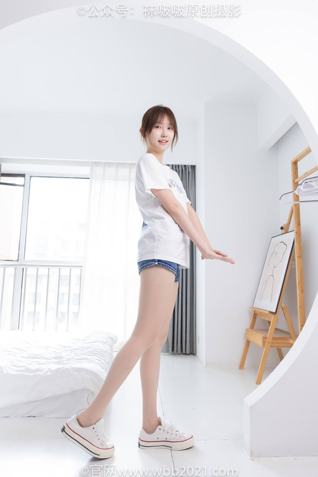 图片[93]-[BoBoSocks袜啵啵]NO.587 香菜-匡威帆布鞋、薄肉丝[139P]-萌味圈