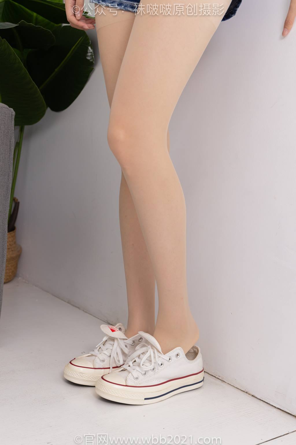 图片[99]-[BoBoSocks袜啵啵]NO.587 香菜-匡威帆布鞋、薄肉丝[139P]-萌味圈