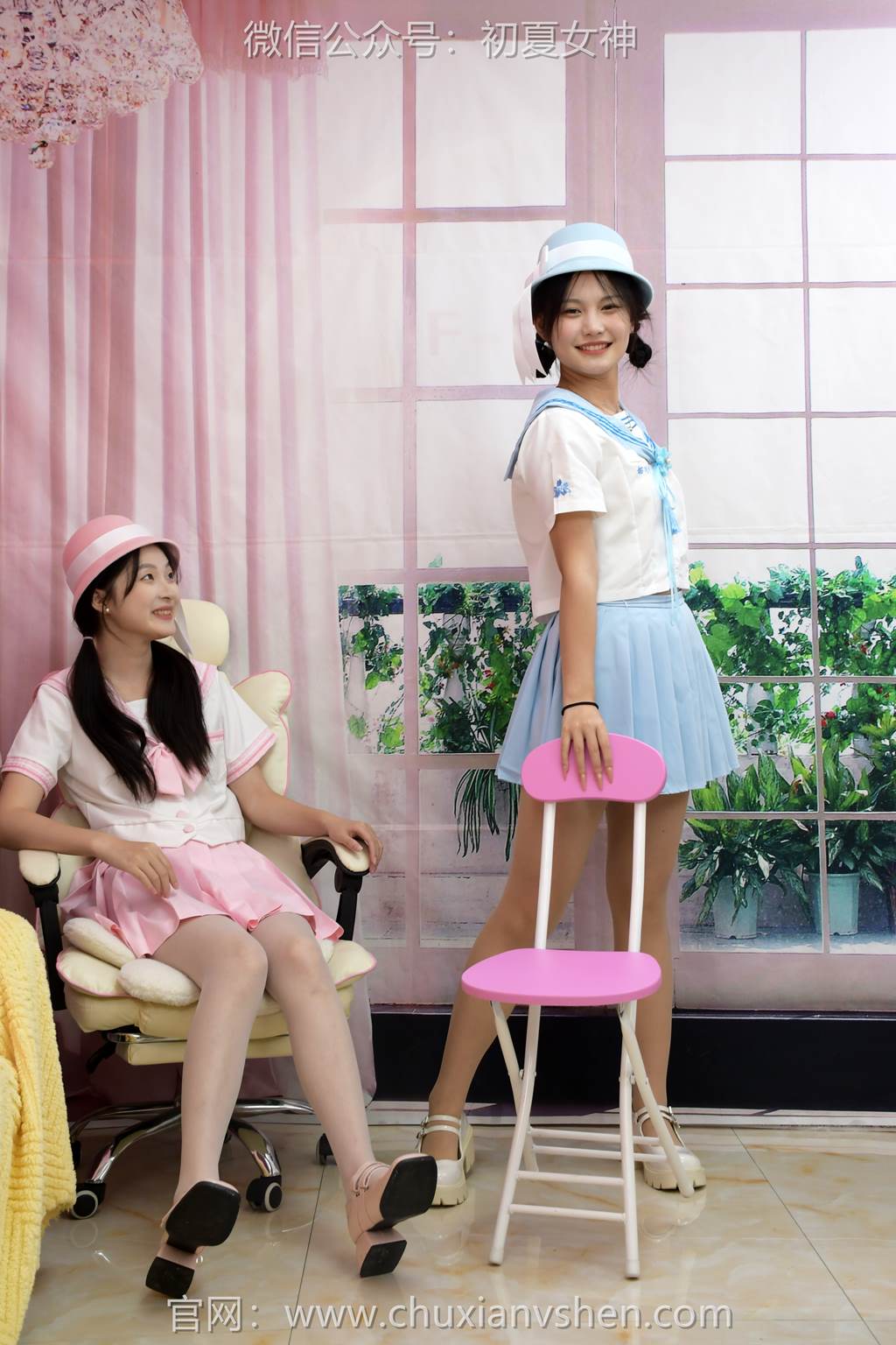 图片[2]-初夏女神 NO.292 安妮、幺幺 粉蓝双花[99P]-萌味圈