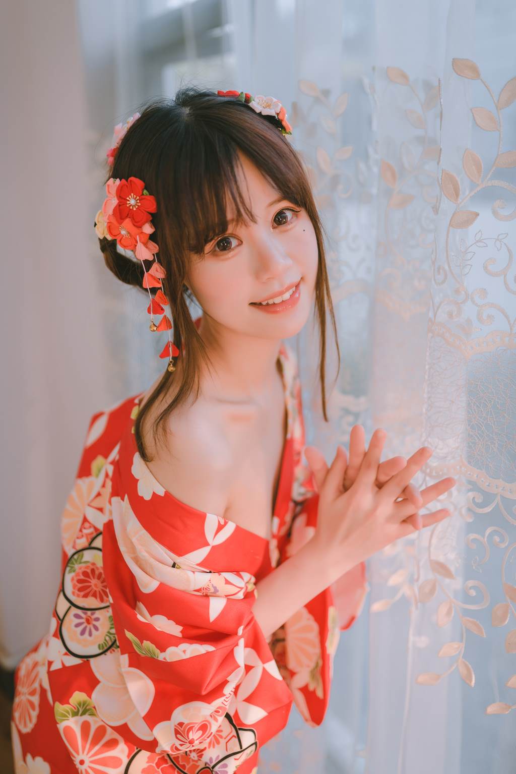 图片[2]-千反田鹿子 – 日常 浴衣室内[22P]-萌味圈