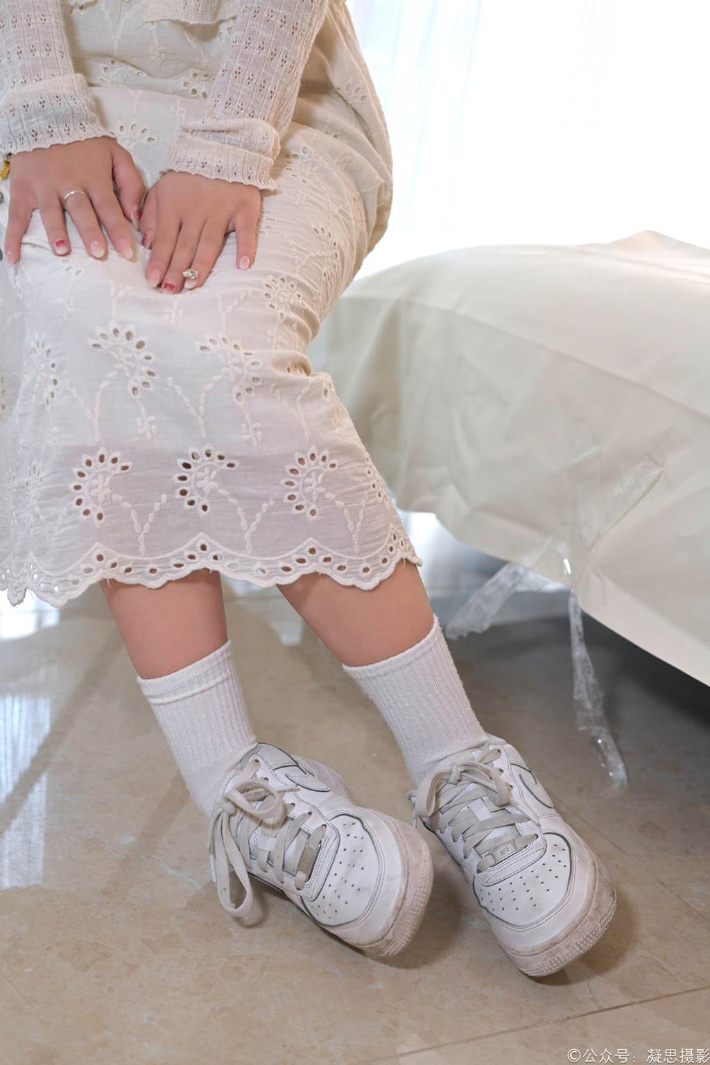 图片[2]-凝思摄影 NO.005 琦琦-连衣裙、短白袜、平底鞋[134P]-萌味圈