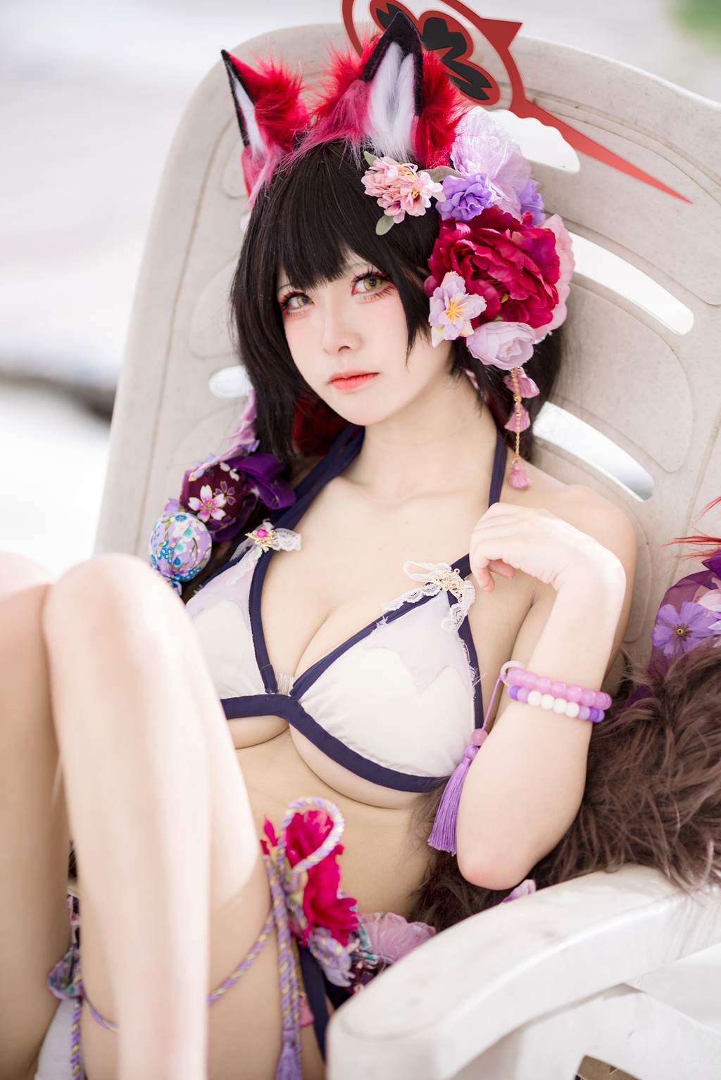 图片[2]-九柒喵 – 蔚蓝档案 狐坂若藻 泳装[19P]-萌味圈