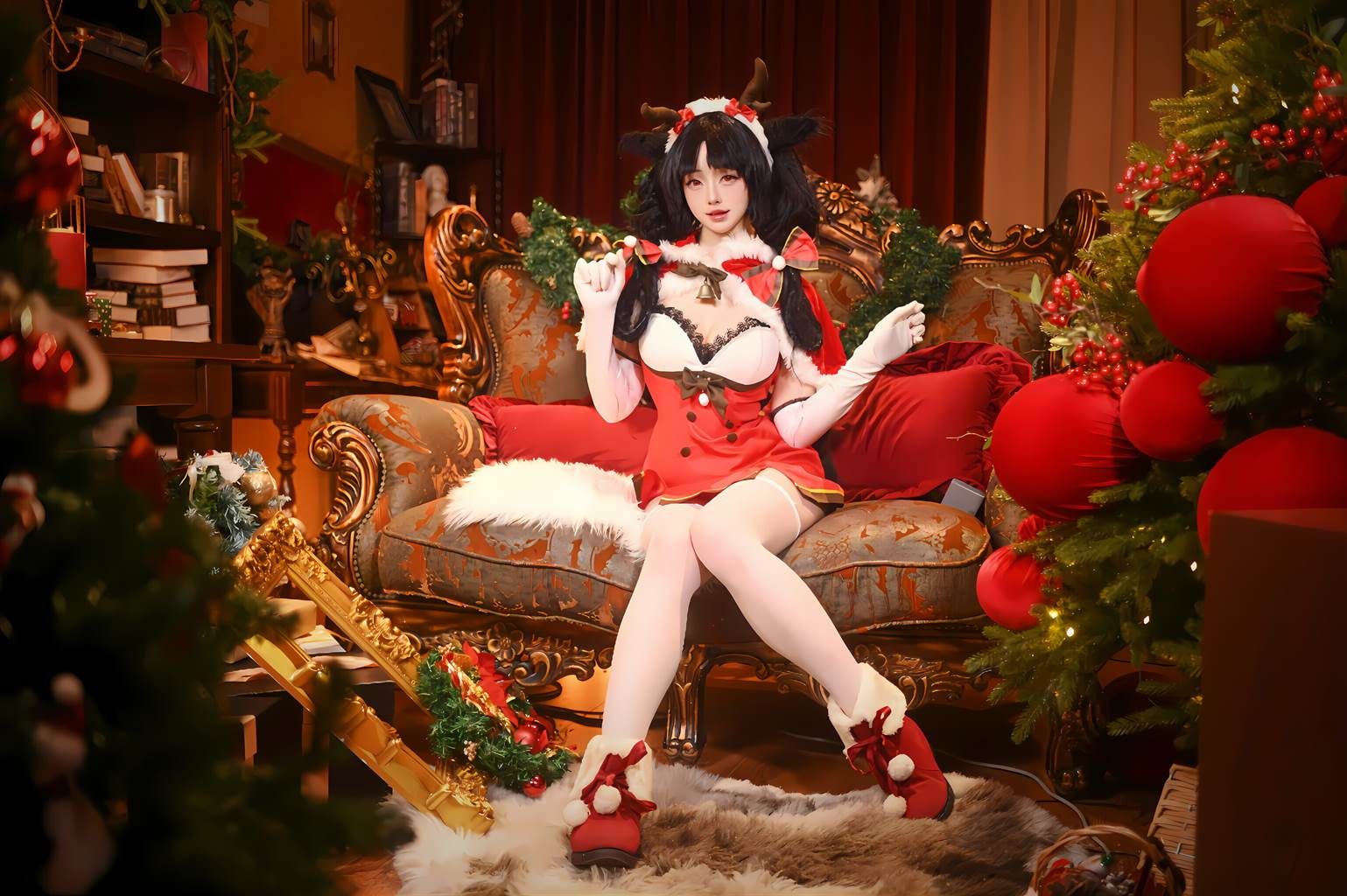 图片[18]-前野太太 – 大潮圣诞[29P]-萌味圈