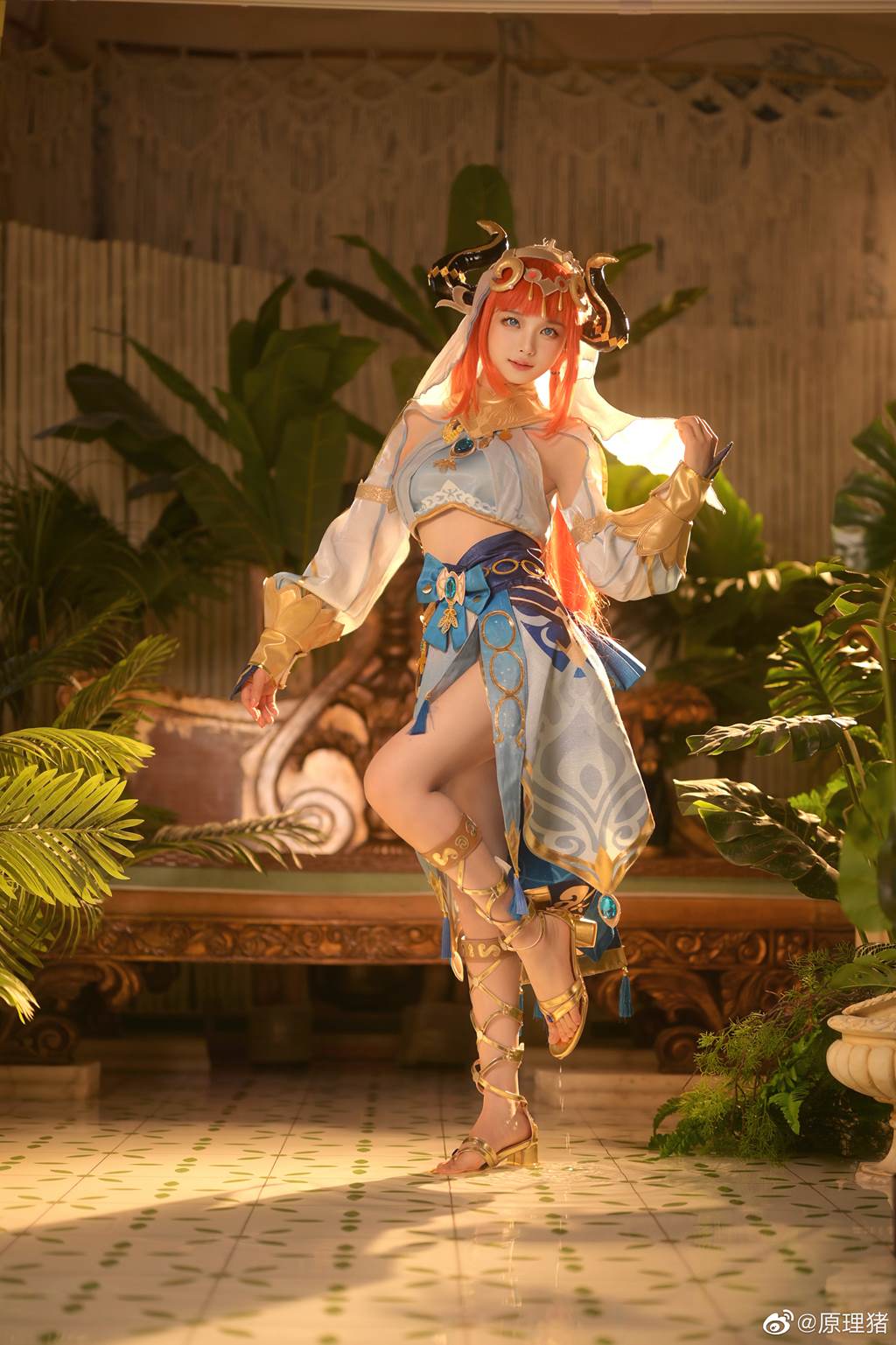 图片[2]-白莉爱吃巧克力 – 原理猪 原神-妮露[10P]-萌味圈