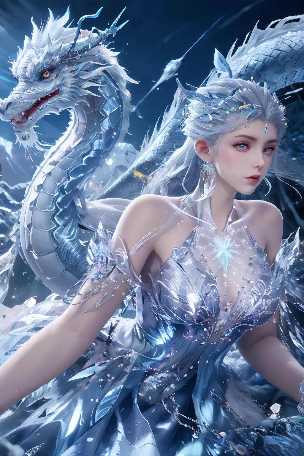 图片[2]-AI绘画 813 雪女[40P]-萌味圈