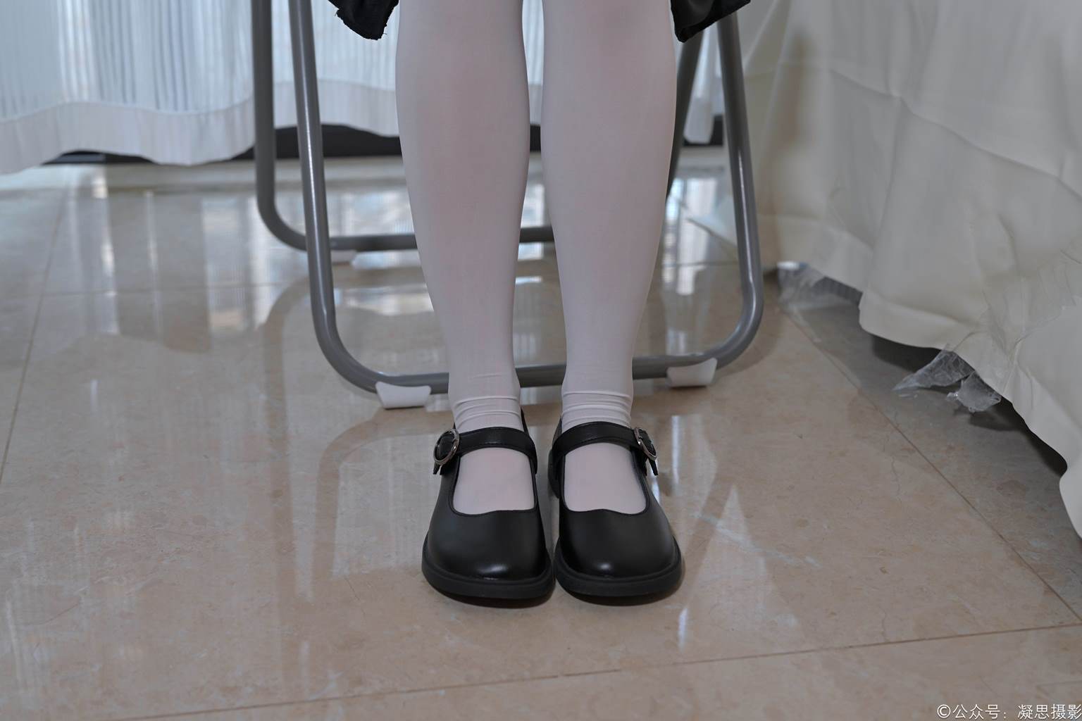 图片[2]-凝思摄影 NO.014 木木-民国校服、过膝袜、小皮鞋[159P]-萌味圈