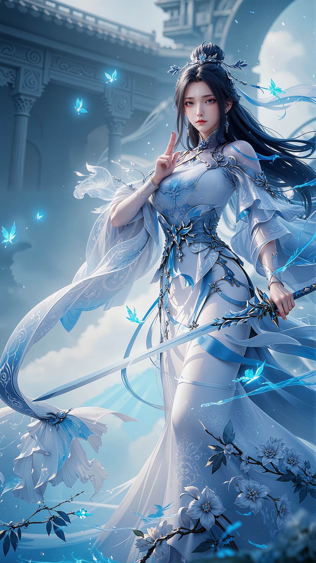 图片[2]-AI绘画 818 诛仙-陆雪琪[16P]-萌味圈