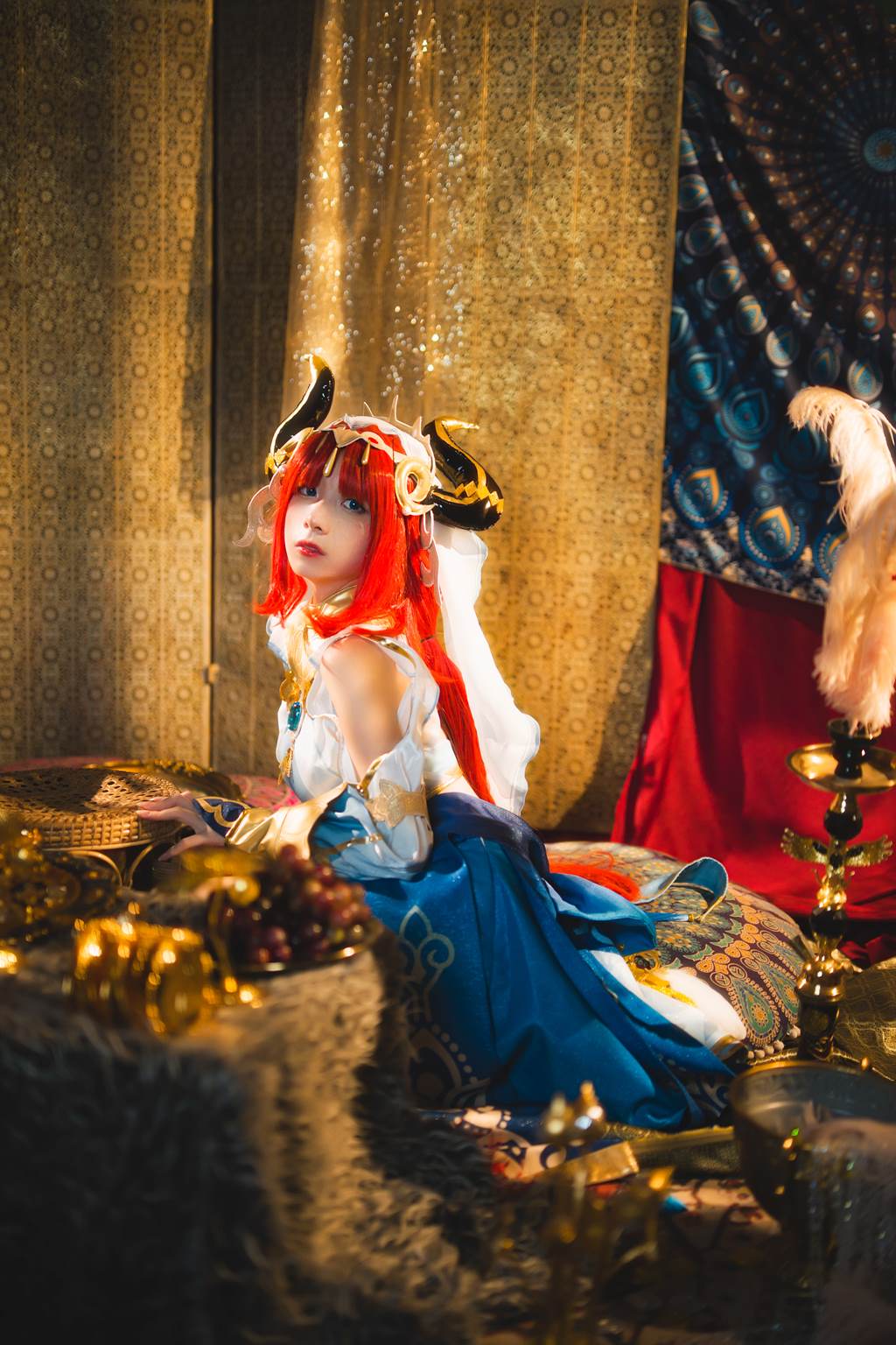 图片[2]-[YITUYU艺图语]2022.11.08 原神COS · 妮露 清青琴玖[29+1P]-萌味圈