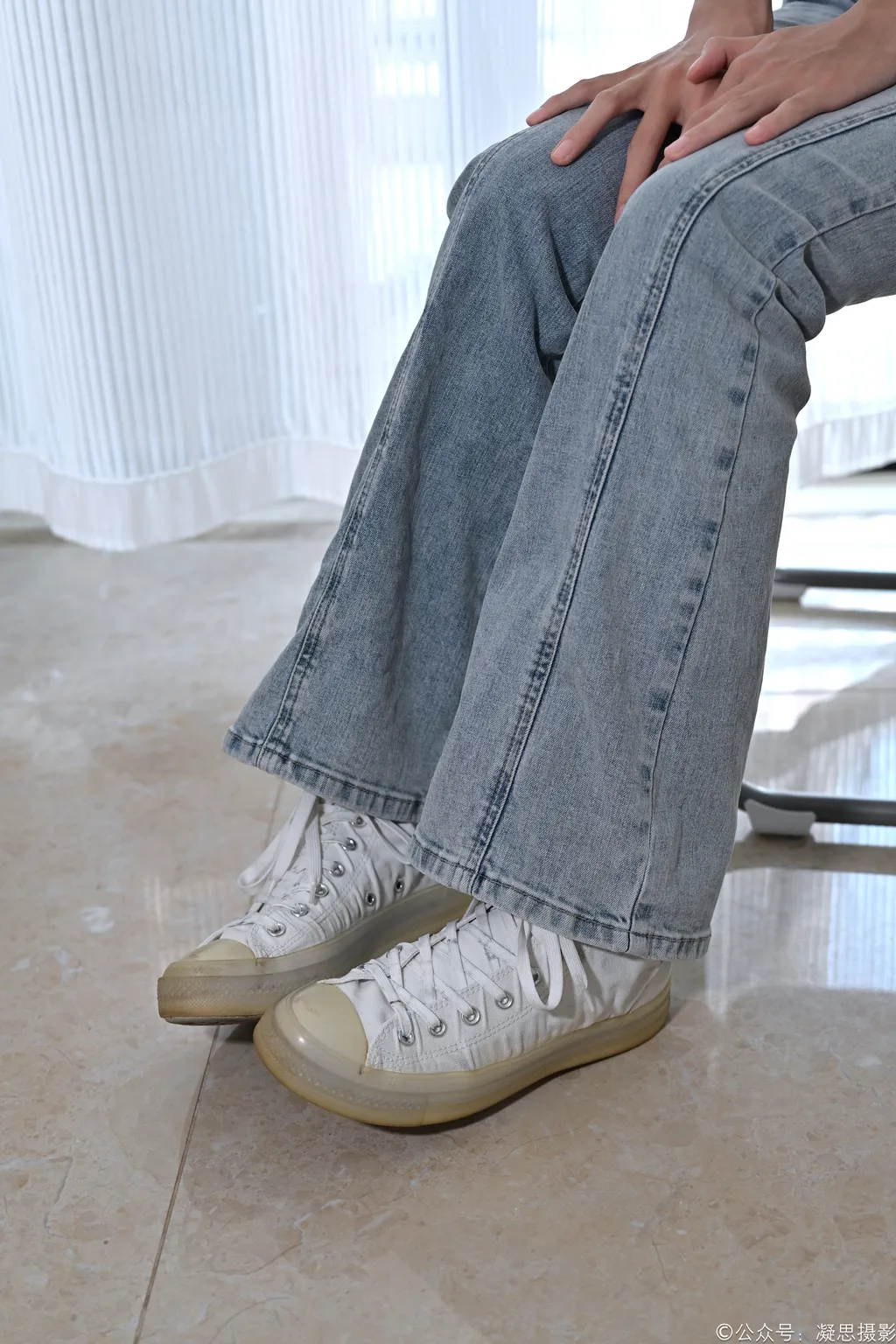 图片[8]-凝思摄影 NO.018 小睿-T恤、短白袜、平底鞋[142P]-萌味圈