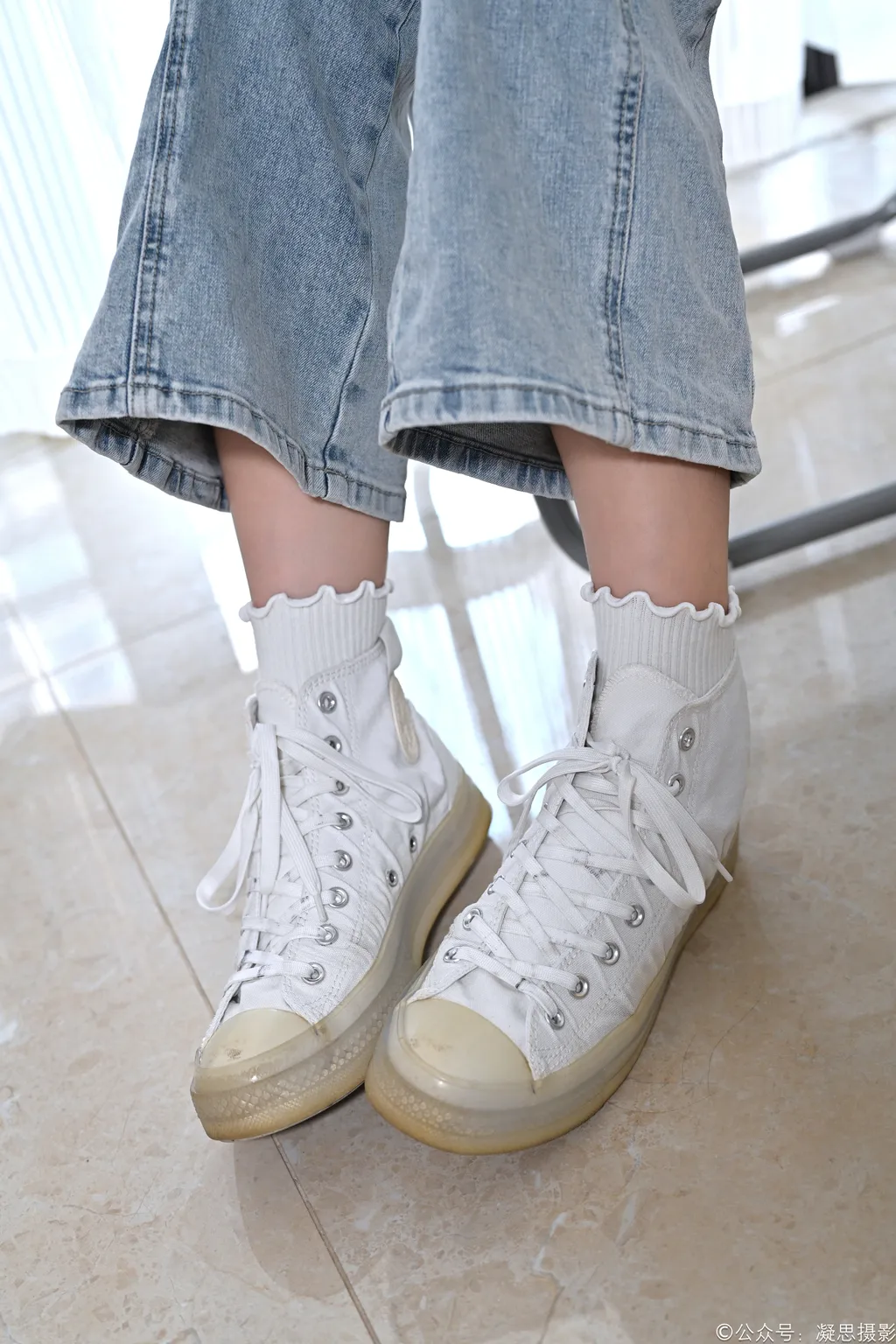图片[11]-凝思摄影 NO.018 小睿-T恤、短白袜、平底鞋[142P]-萌味圈