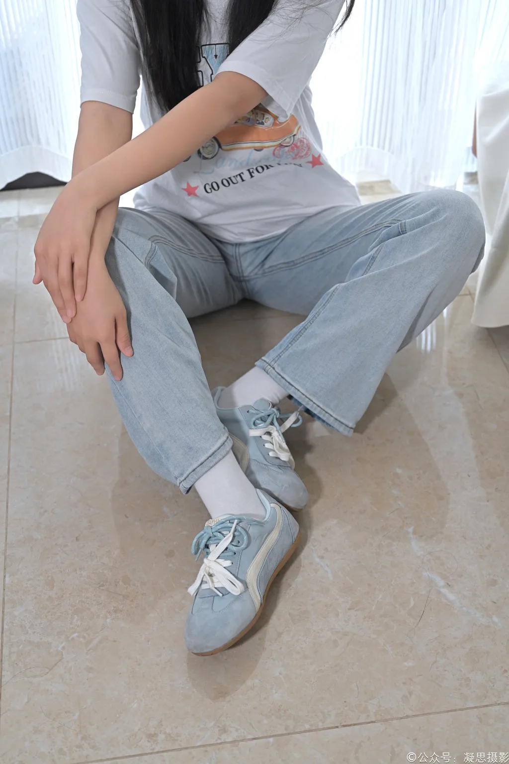 图片[32]-凝思摄影 NO.019 德美-T恤、短白袜、平底鞋1[100P]-萌味圈