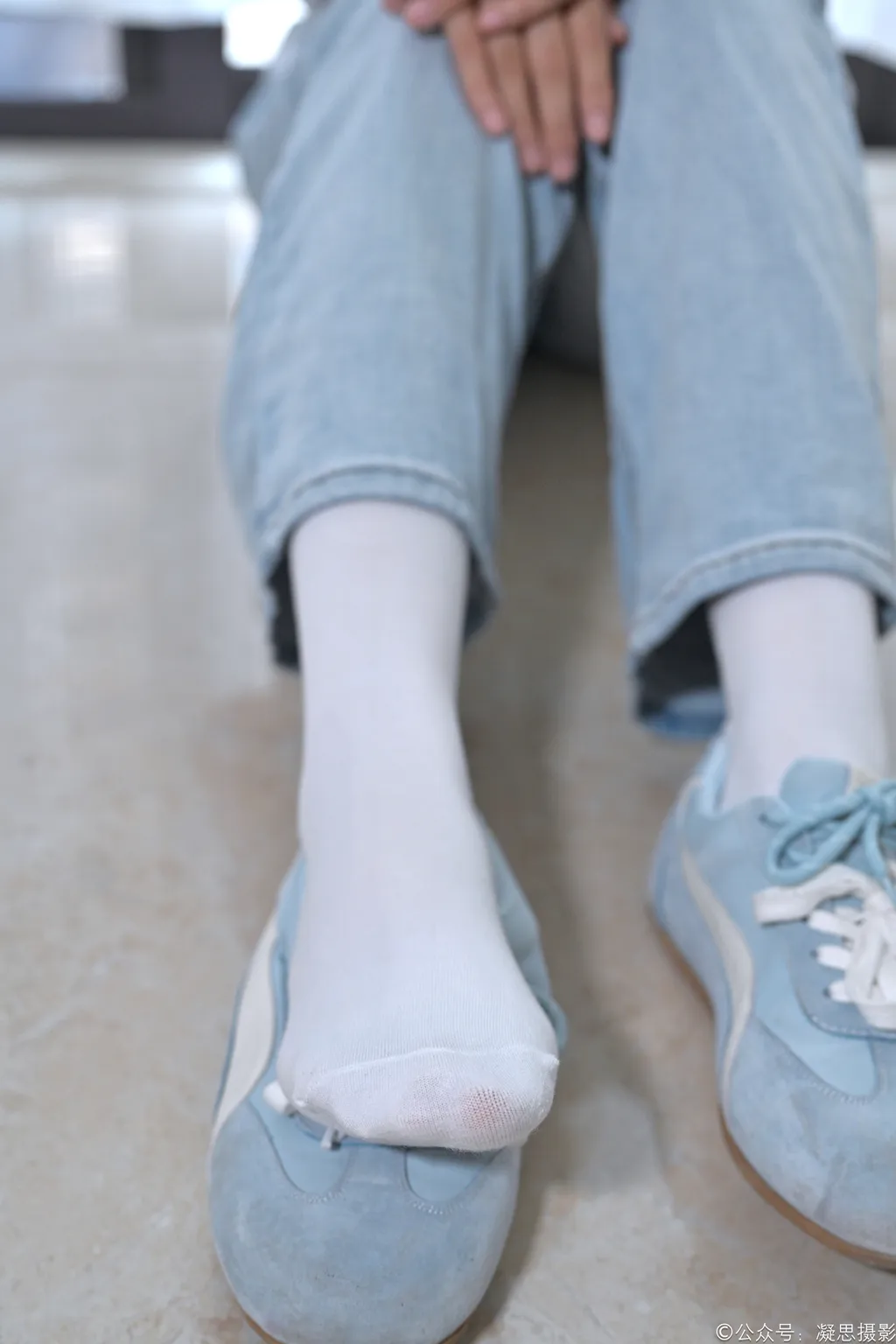 图片[62]-凝思摄影 NO.019 德美-T恤、短白袜、平底鞋1[100P]-萌味圈