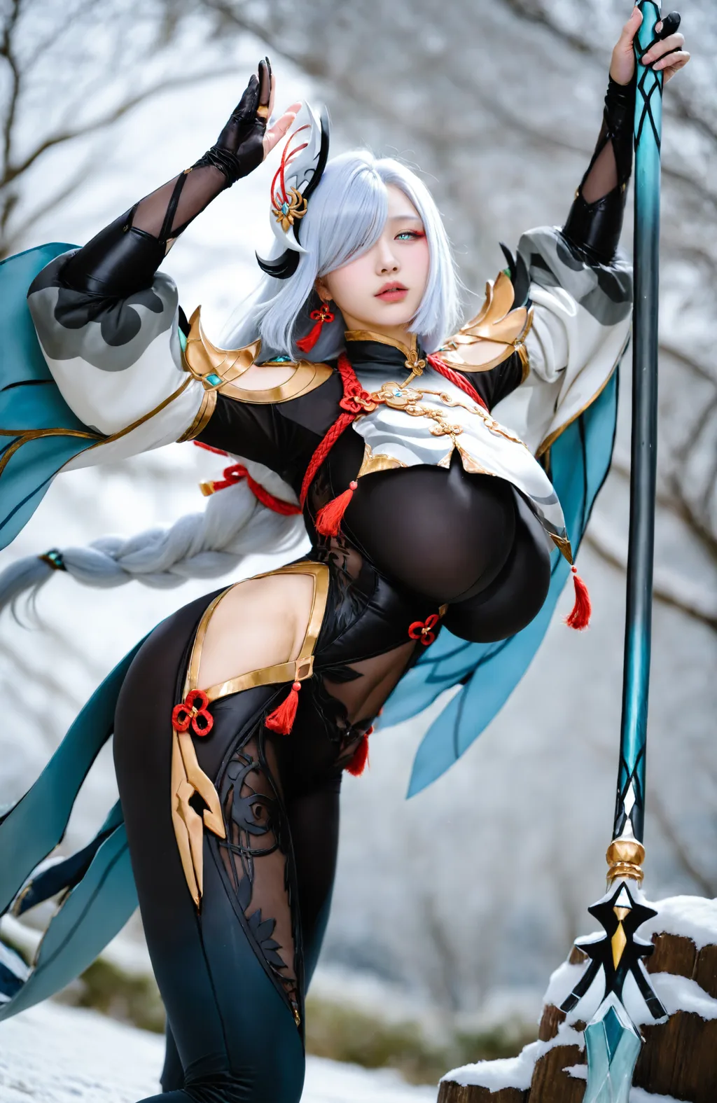 图片[5]-AI绘画 838 AI女神[20P]-萌味圈