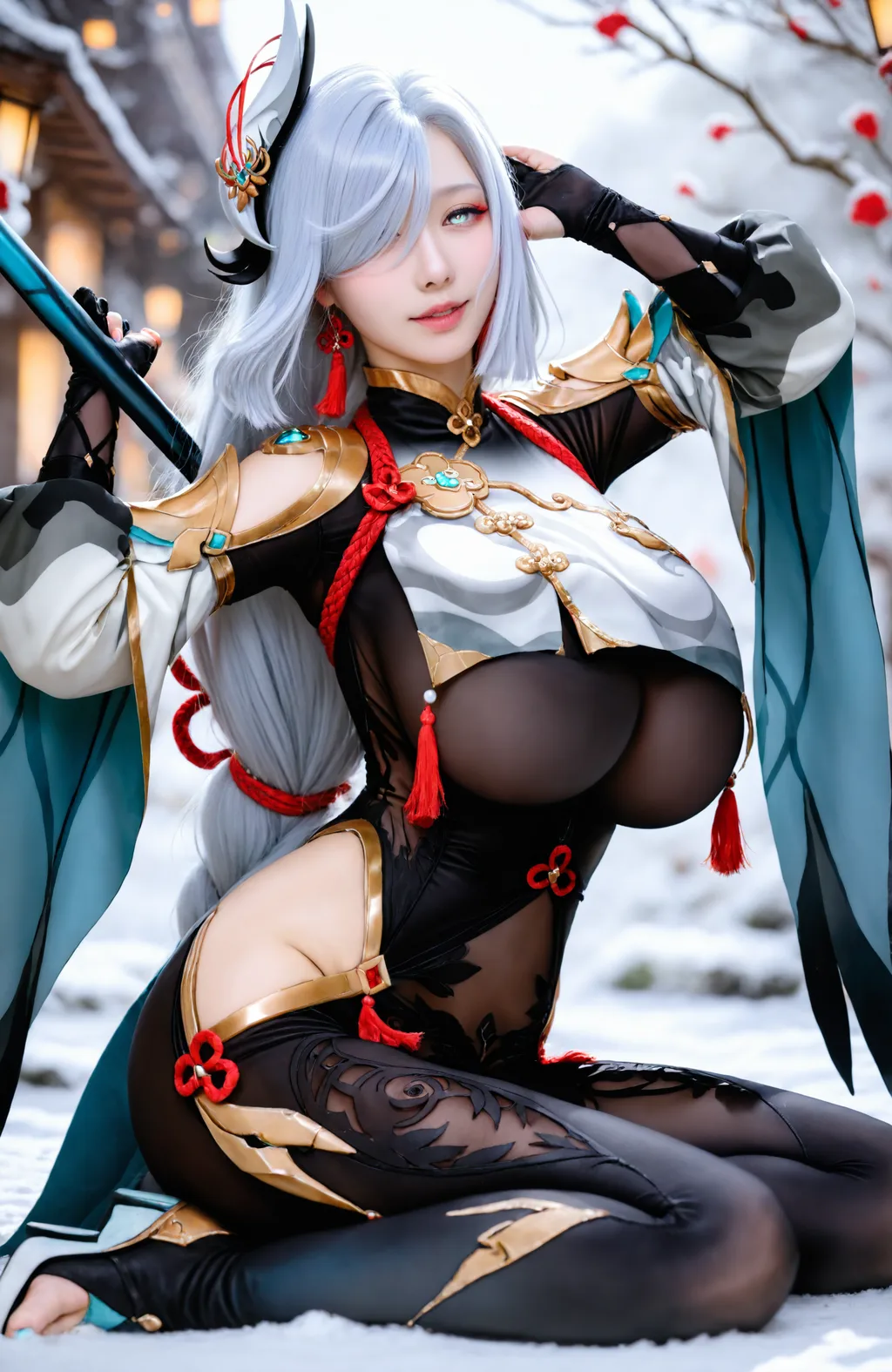 图片[17]-AI绘画 838 AI女神[20P]-萌味圈