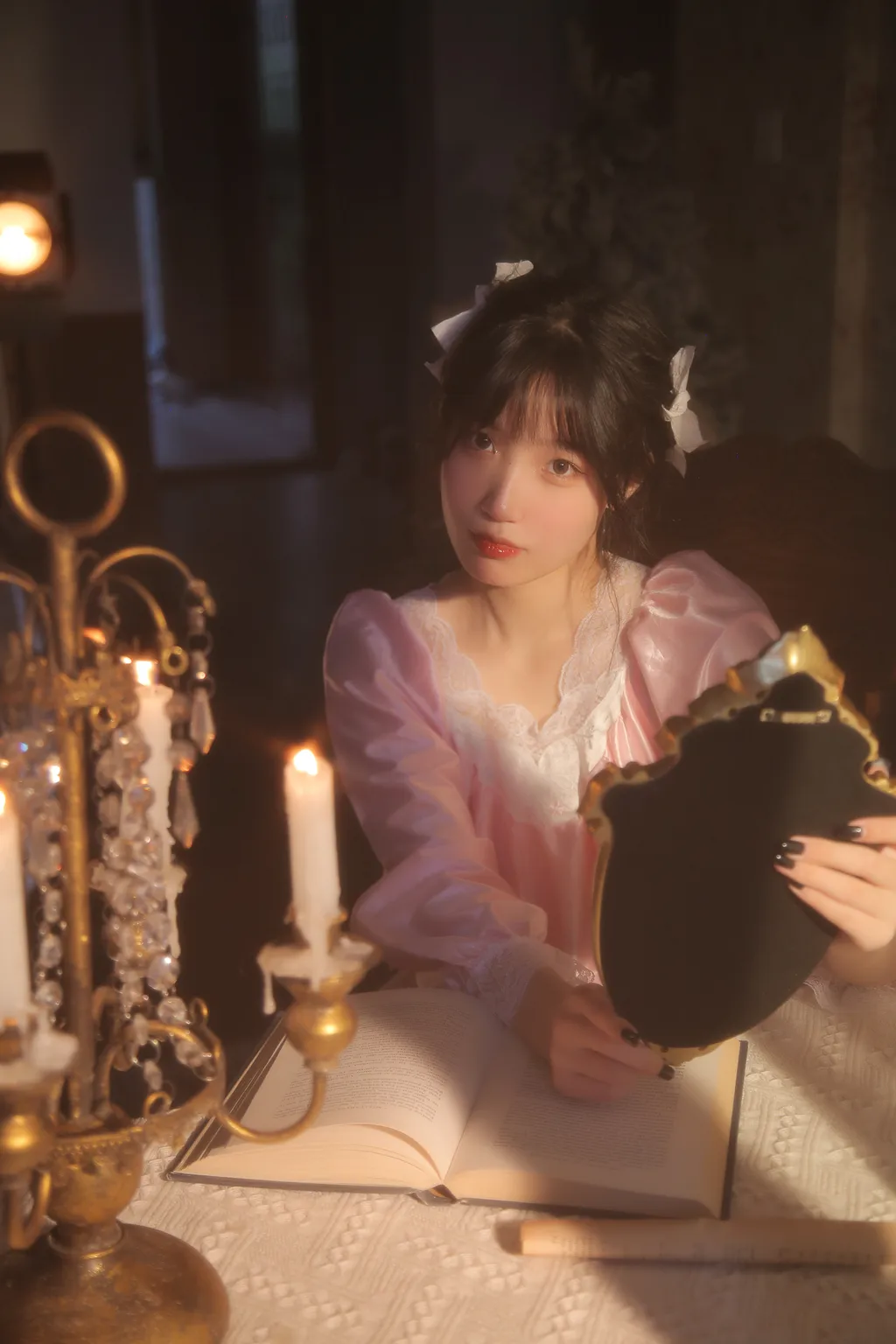 图片[2]-[YITUYU艺图语]2022.11.17 油画风少女 echo[21+1P]-萌味圈