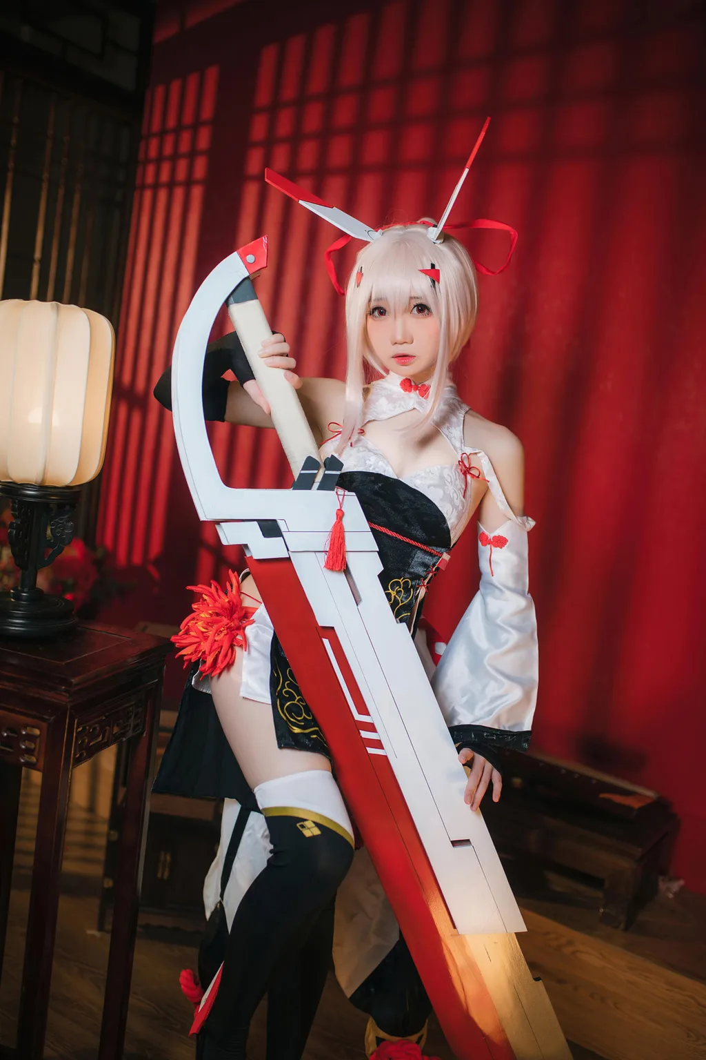 图片[2]-焖焖碳 – 碧蓝航线 绫波旗袍 新岁之鬼神[19P]-萌味圈